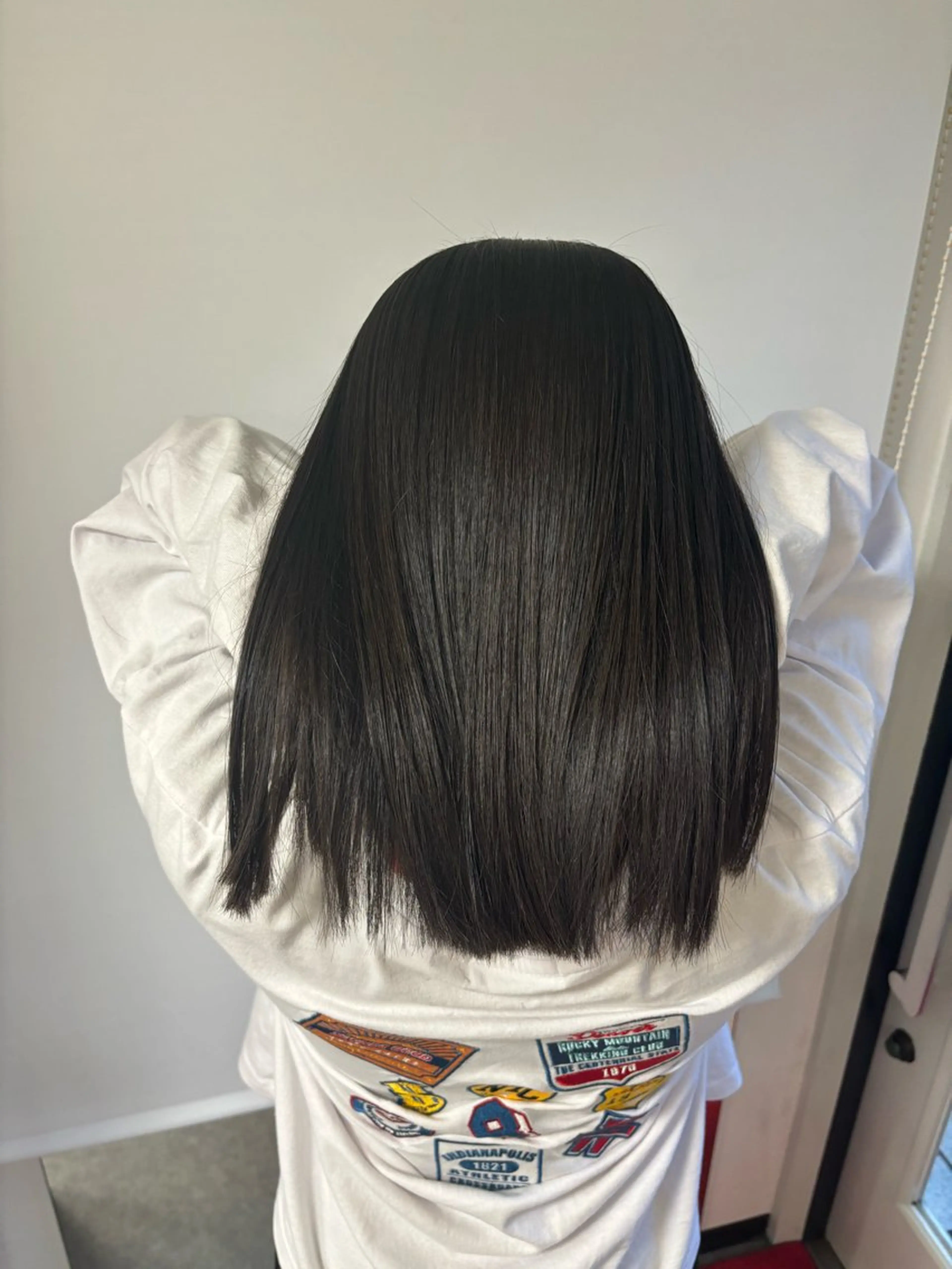 ミディアム 縮毛矯正 カット 縮毛矯正 GO TO  DAYシェアサロン所属・白髪染め/髪質改善/ Suzuhoのヘアスタイル