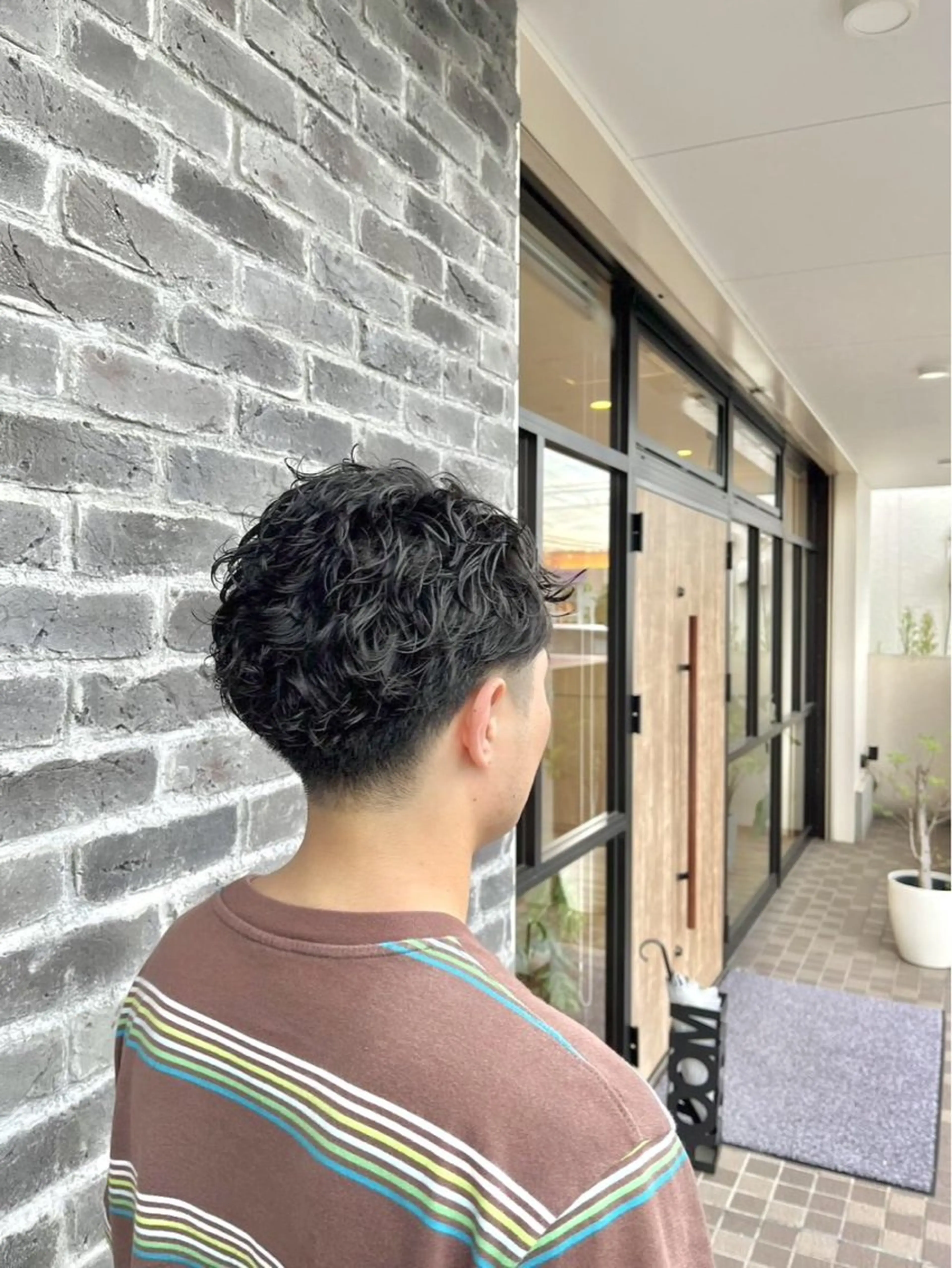 メンズカット+パーマ¥3300-の写真