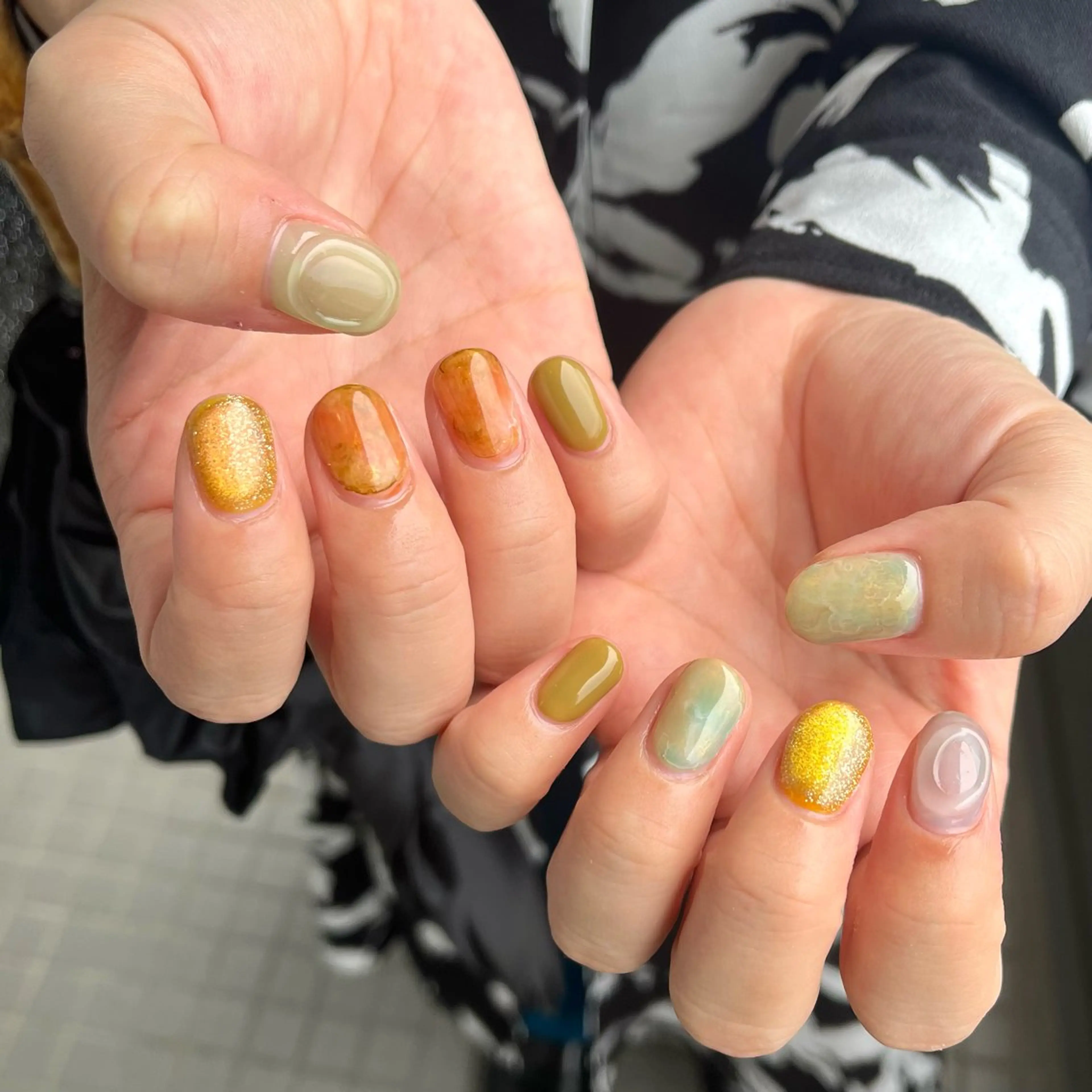 ネイル 🤎Two ERI🤎のネイルデザイン