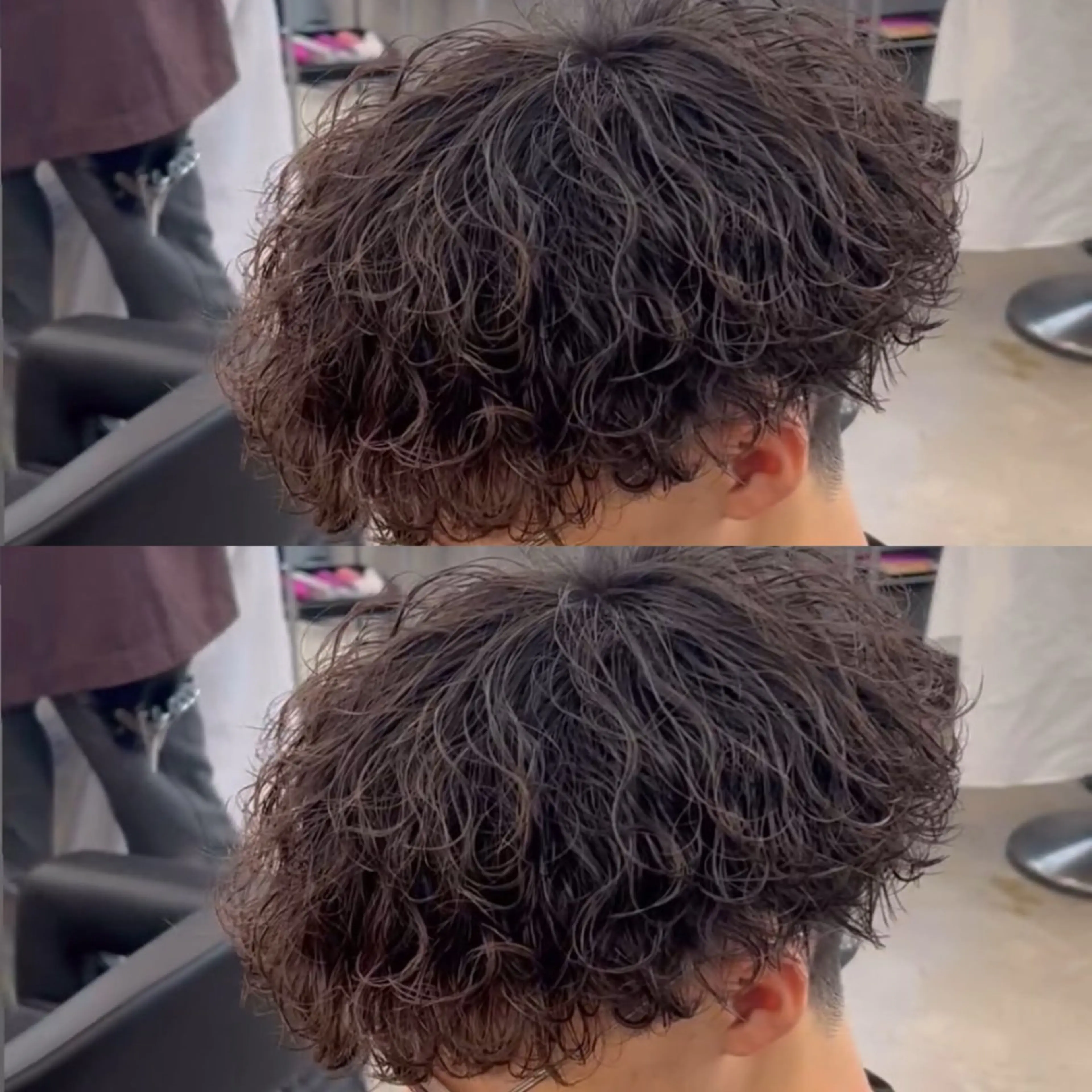 パーマ メンズ カット パーマ トリートメント ヘッドスパ ヘアセット イケメン製造機 🔥上原沙羅🔥のヘアスタイル