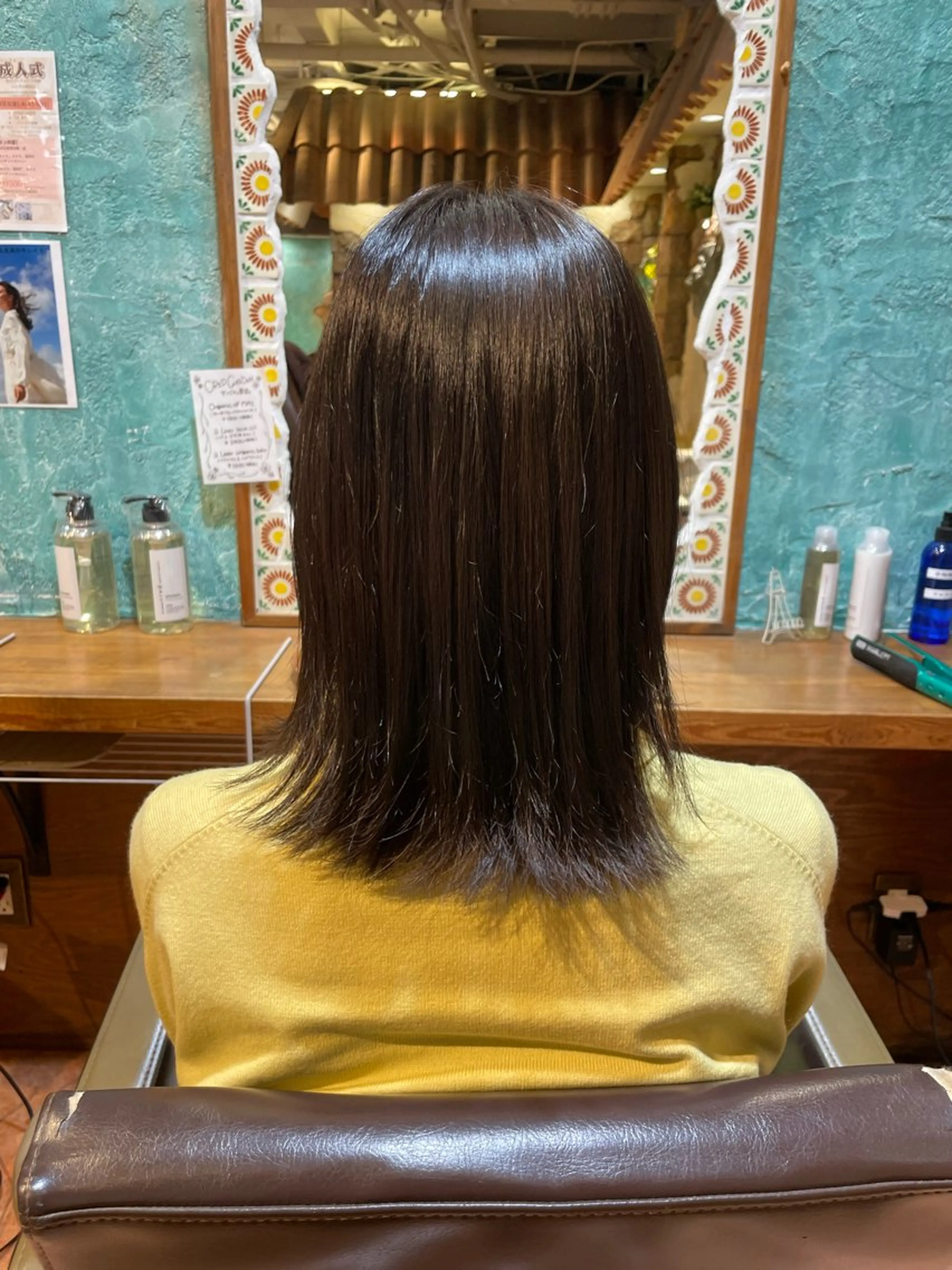 カラー ブラウンカラー ar北千住 あやみのヘアスタイル