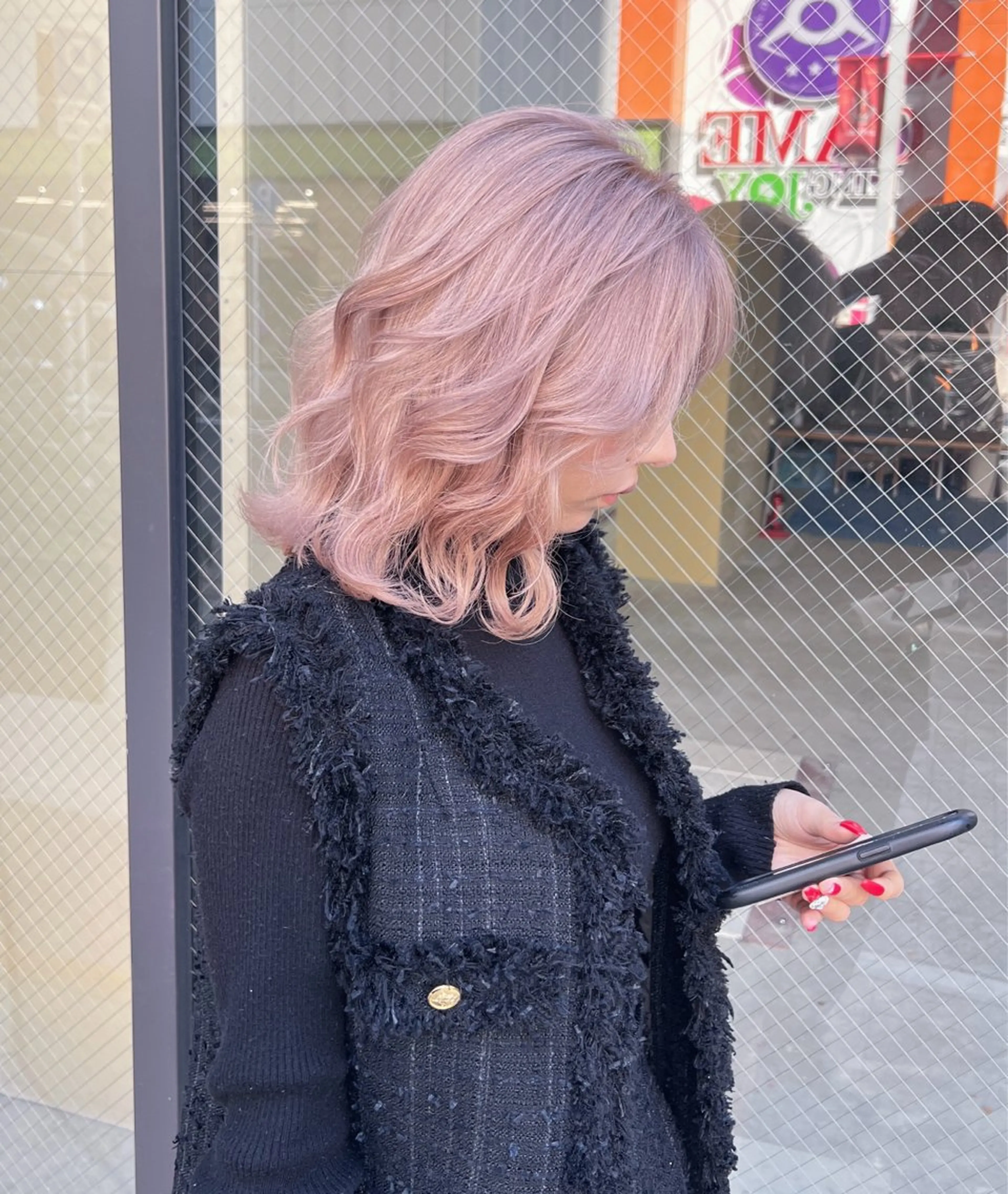 ミディアム ヘアカラー Ryuya RLINOのヘアスタイル