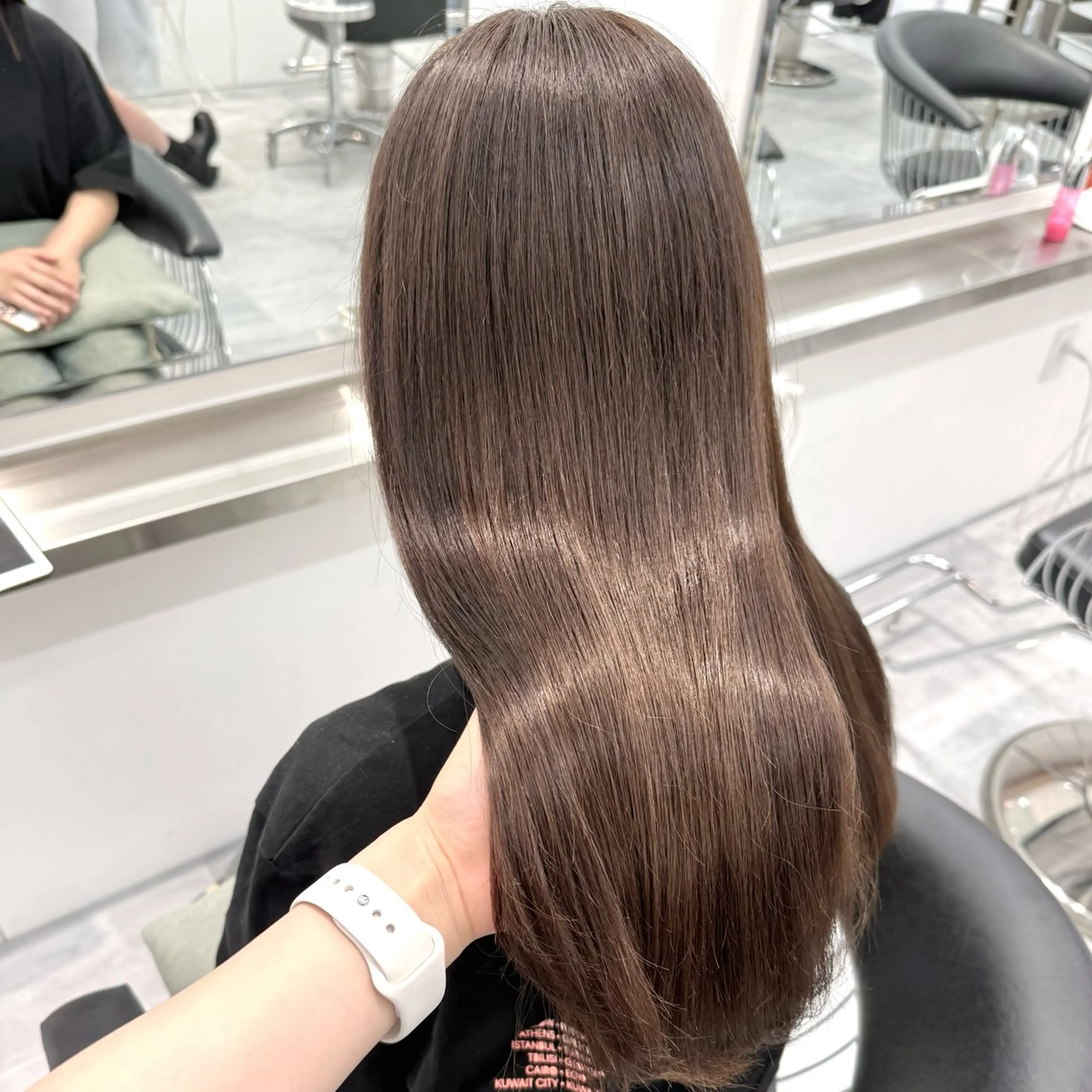 ロング カラー ヘアカラー トリートメント ParveMix￤ 大賀さつき🍨🤍のヘアスタイル