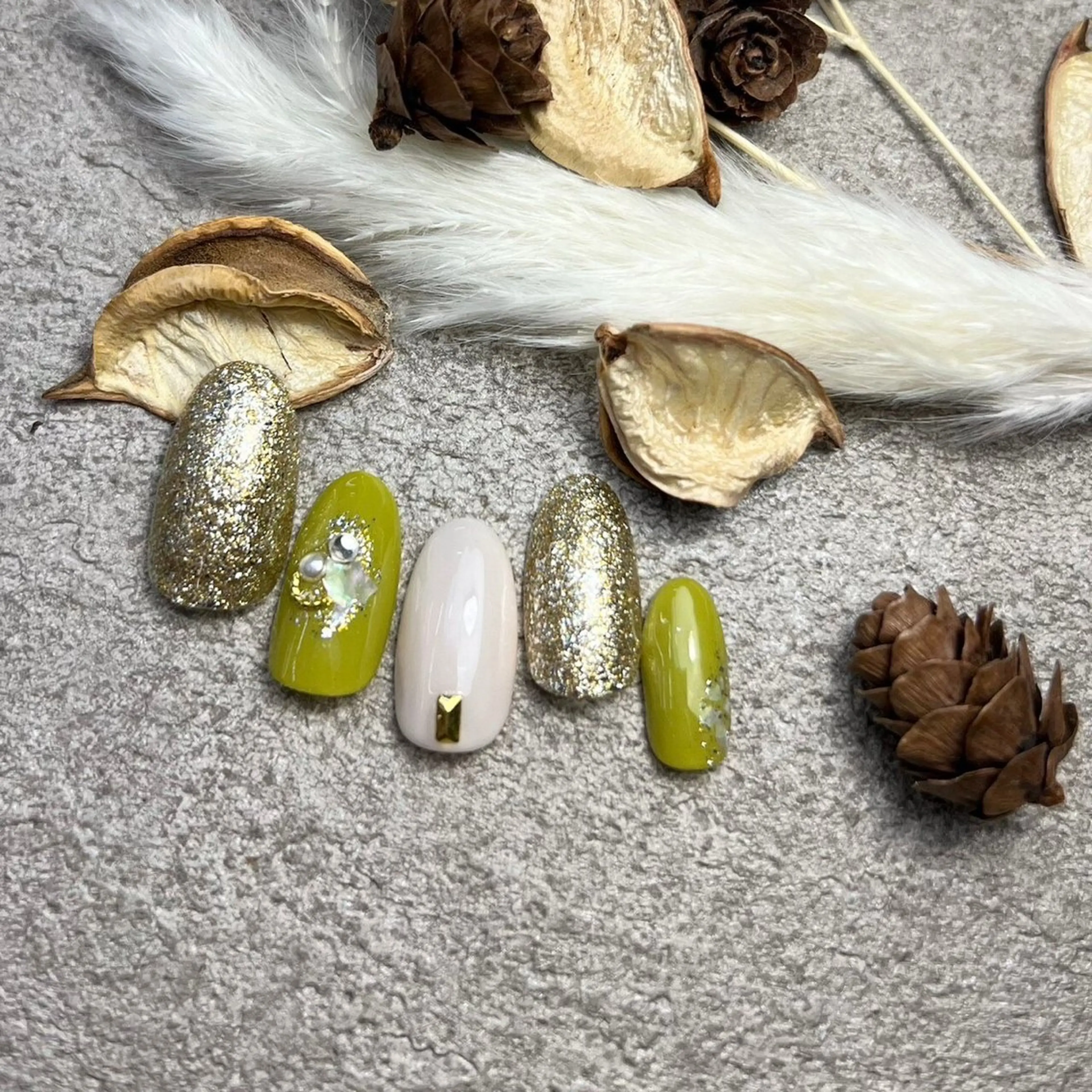 ネイル ⭐︎休業中の練習⭐︎ JNA認定講師髙橋のネイルデザイン