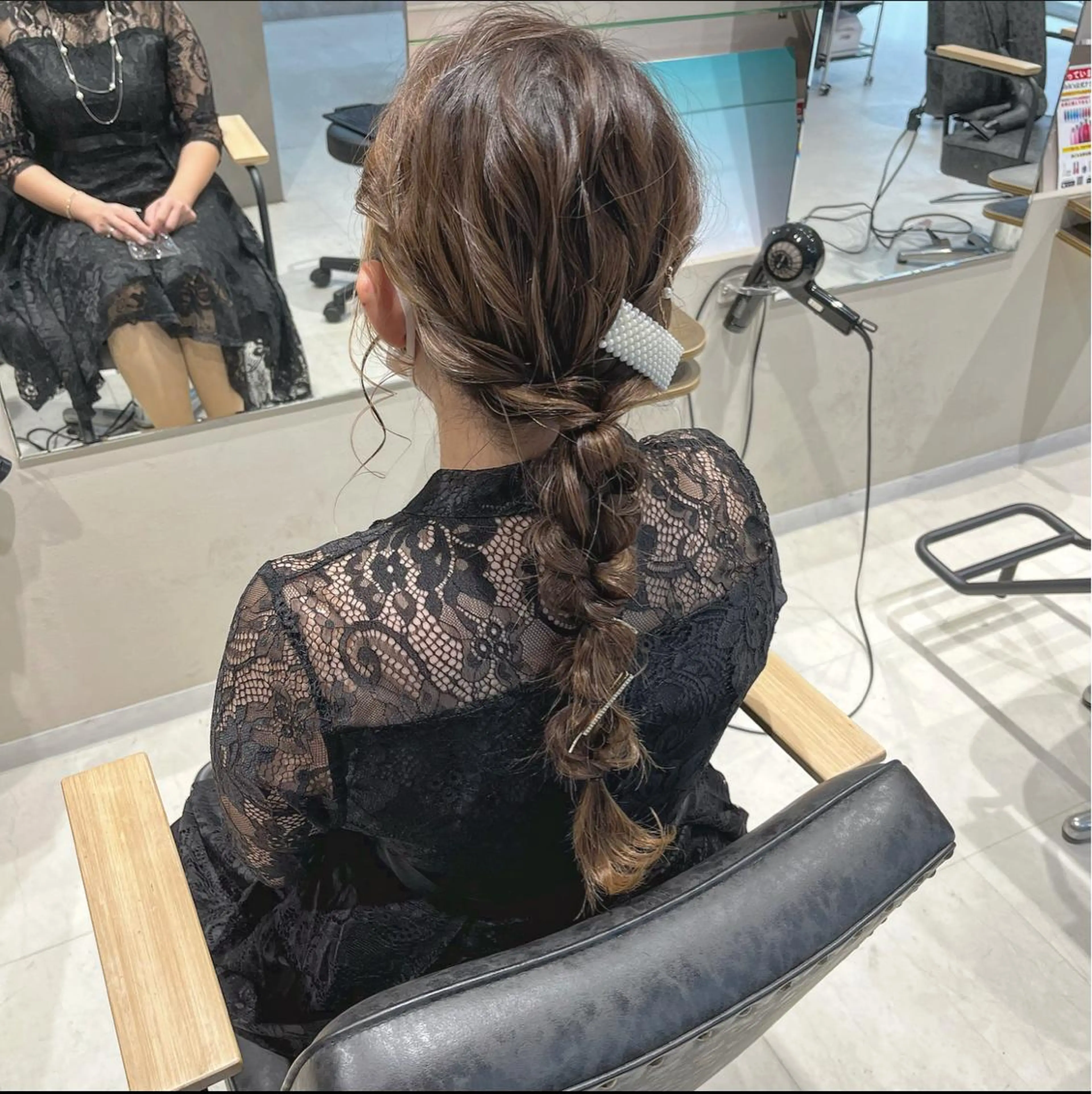 ロング ヘアセット 似合わせ＋韓国カット ニシヤマ　マイのヘアスタイル