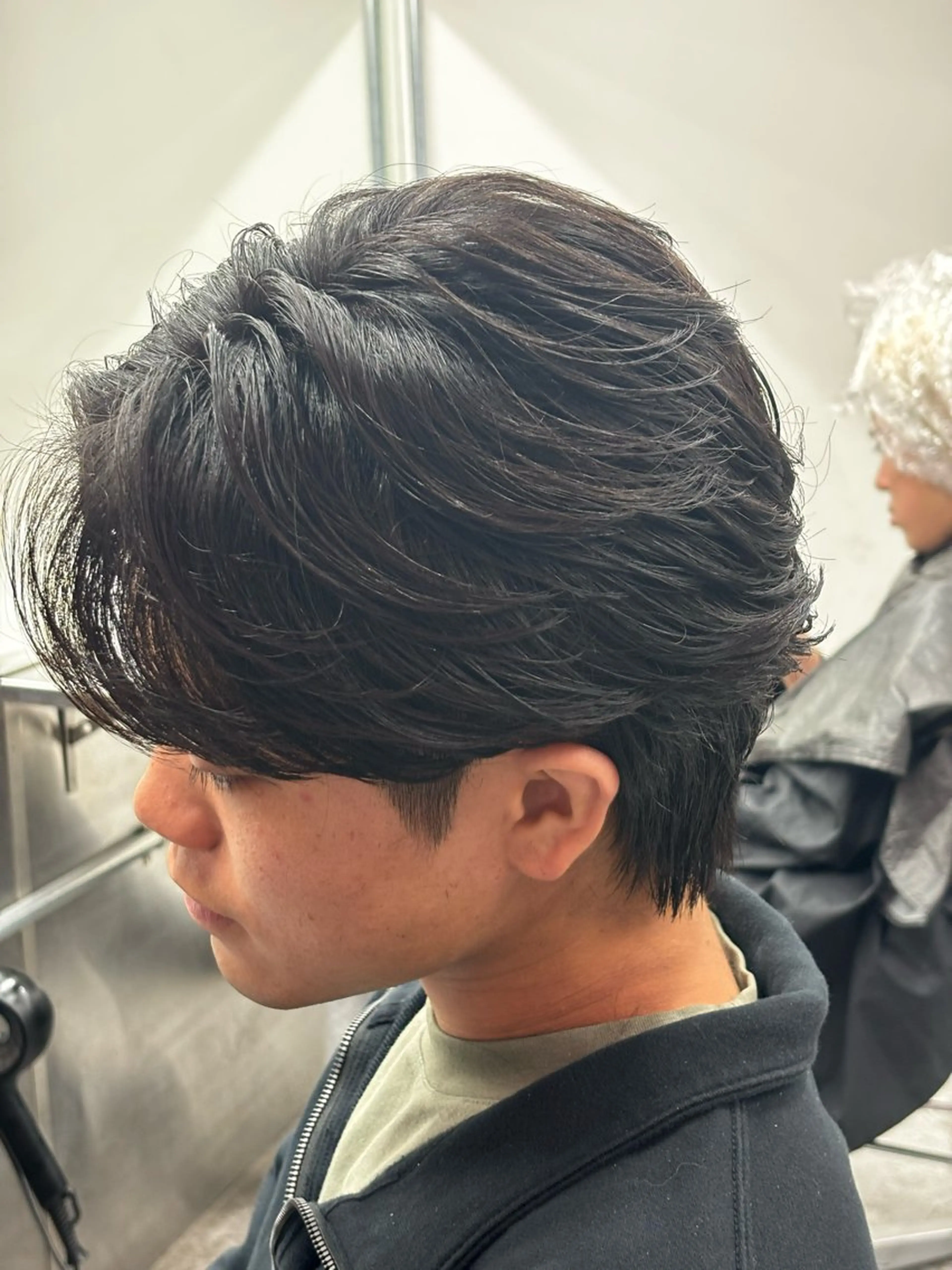 パーマ メンズ カット パーマ メンズ特化✨️ 韓国風パーマ🔥一八のヘアスタイル