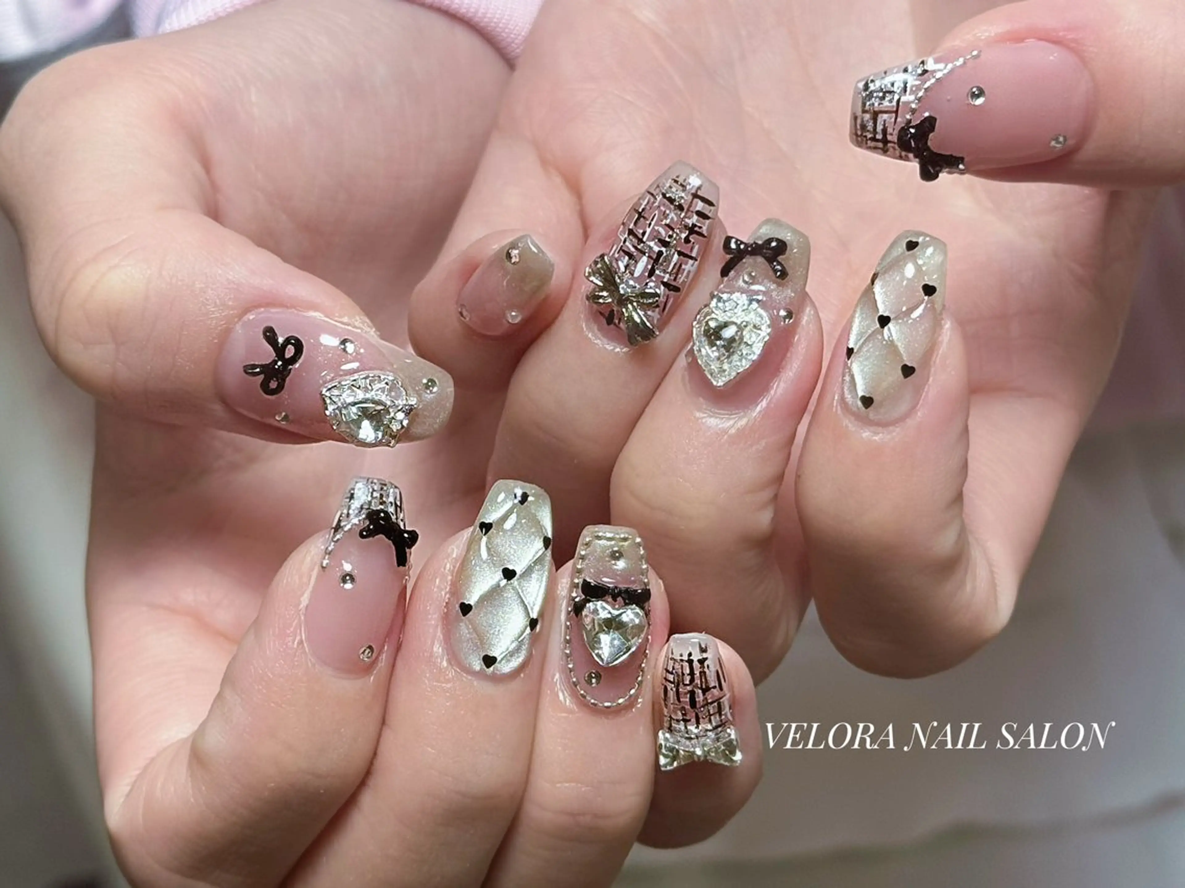 ネイル アートネイル ジェルネイル 持ち込み パラジェル ハンドネイル RINA NAILのネイルデザイン