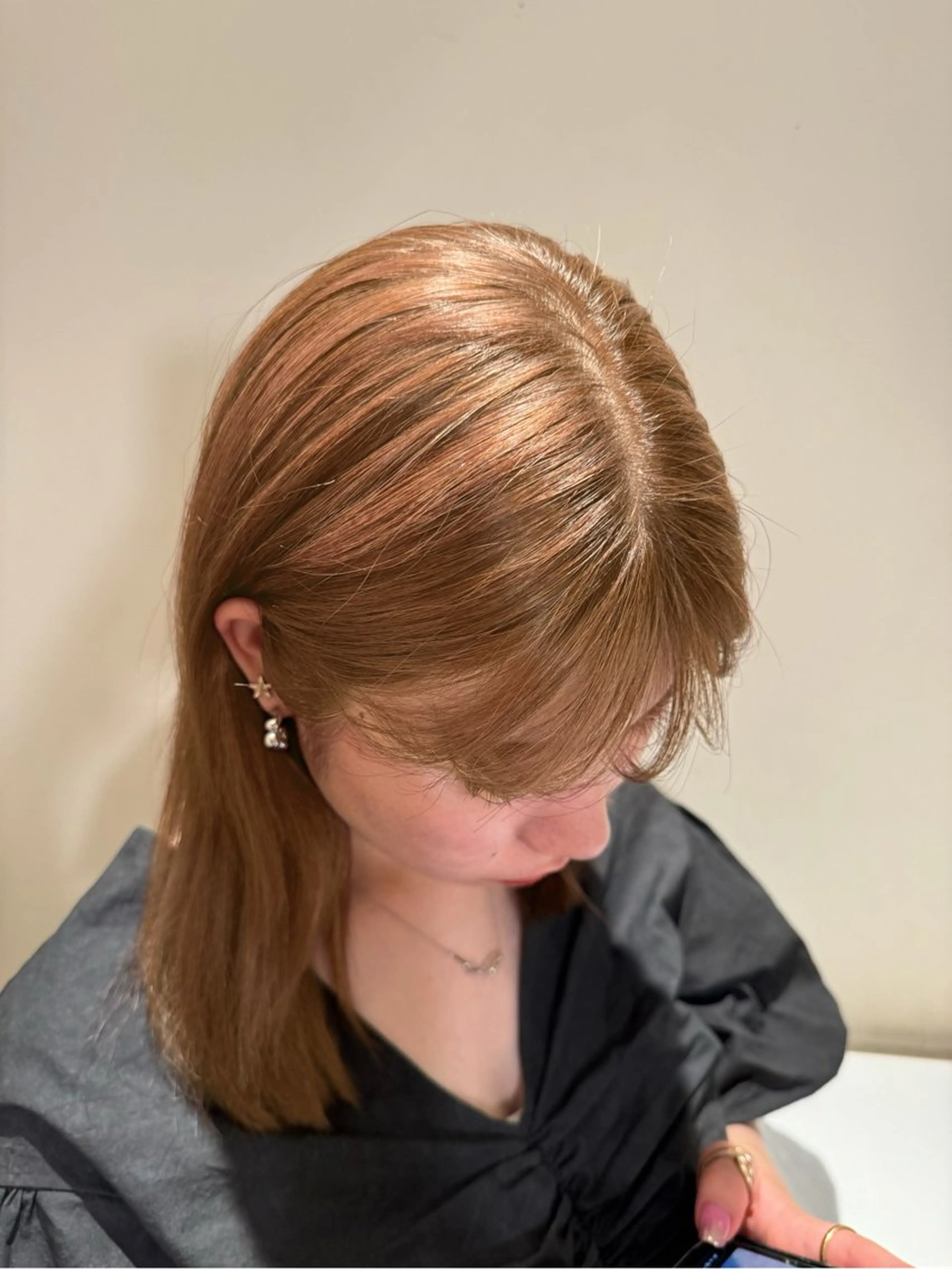 ミディアム ベージュ/透明感/ レイヤー/あやか💕のヘアスタイル