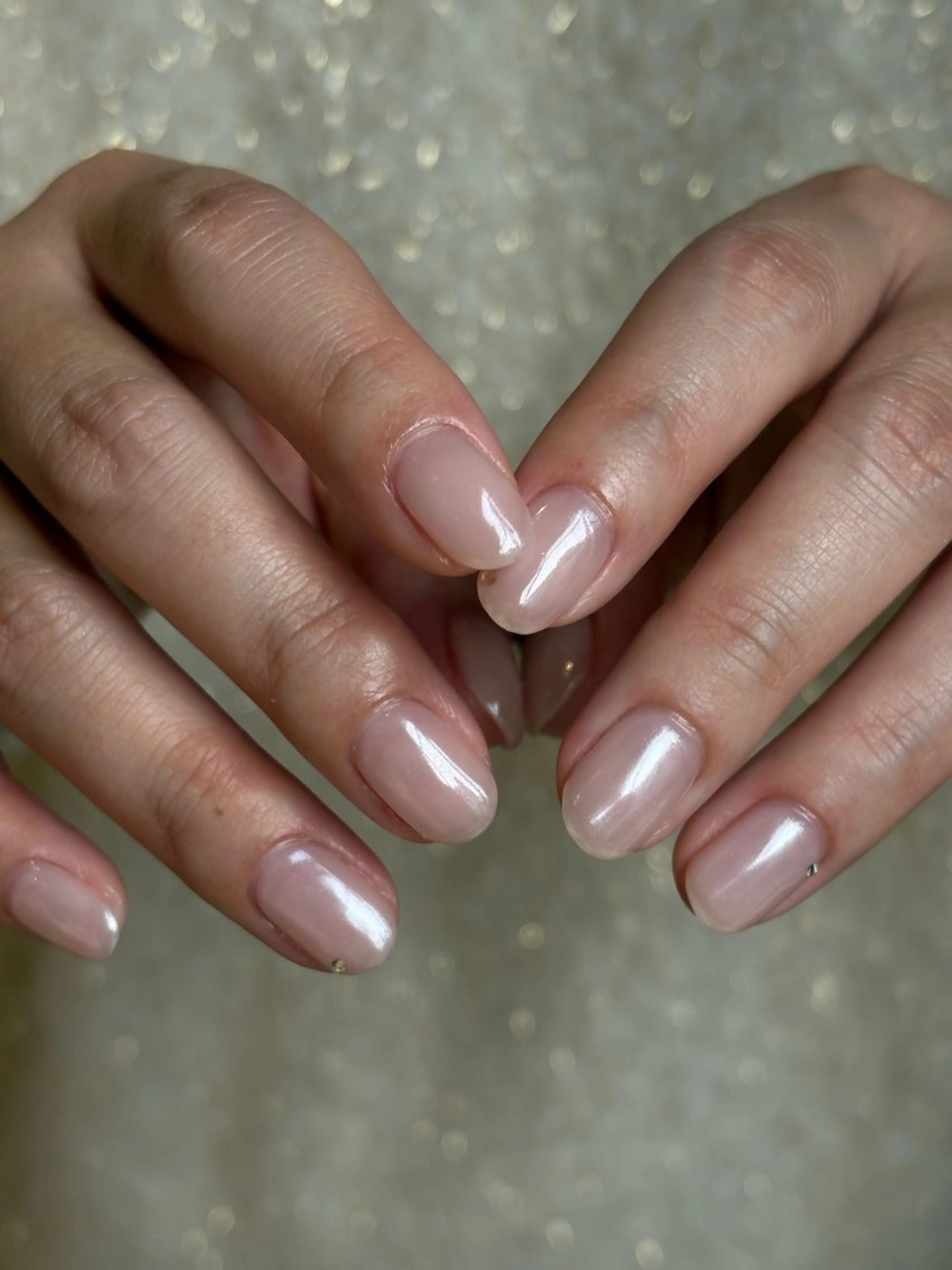 ネイル ワンカラーネイル ホワイト Shizuku 川越ネイルサロンのネイルデザイン