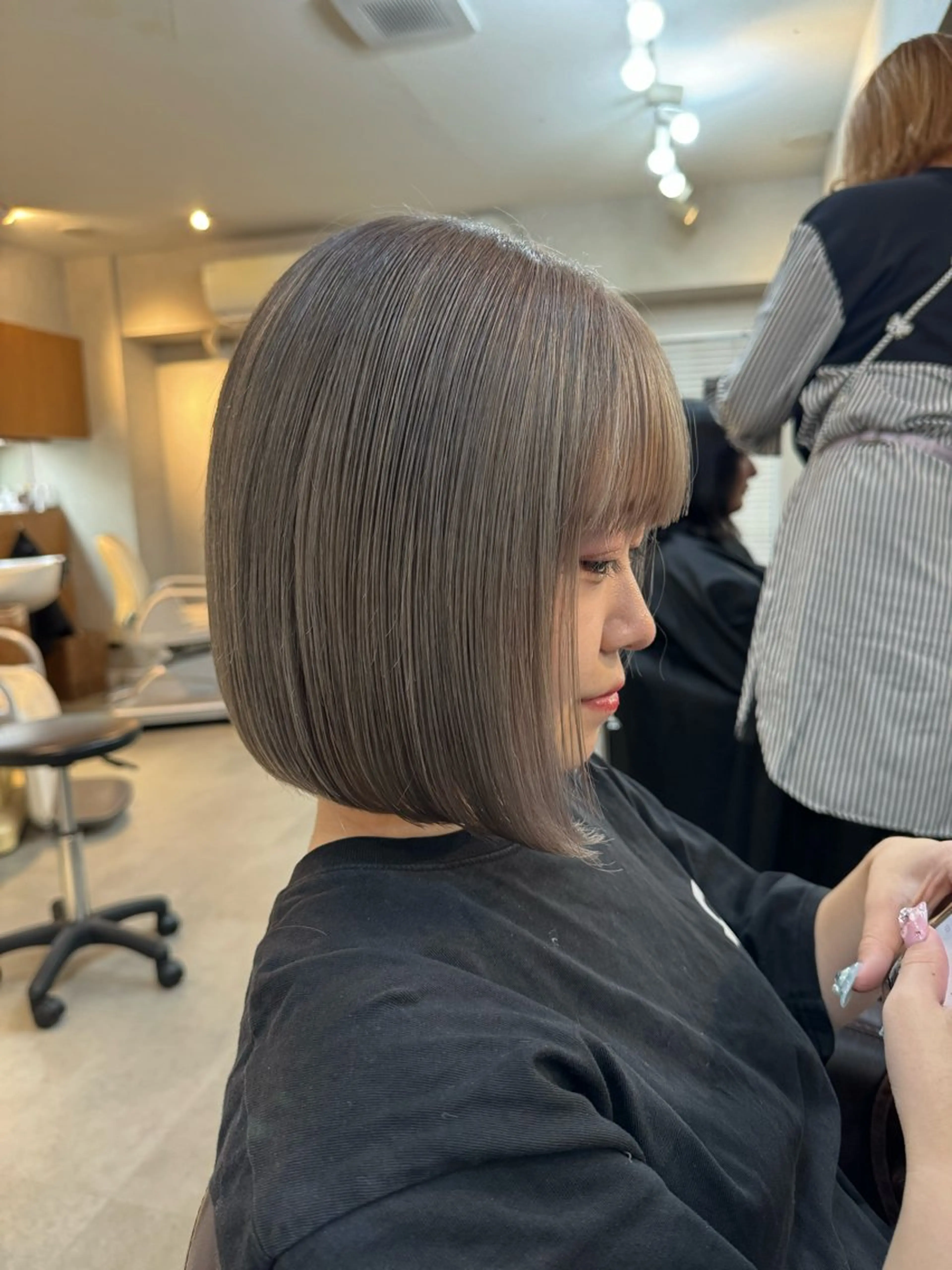 ショート カラー トレンド透明感カラー ☘️大貫 昂涼🐹のヘアスタイル