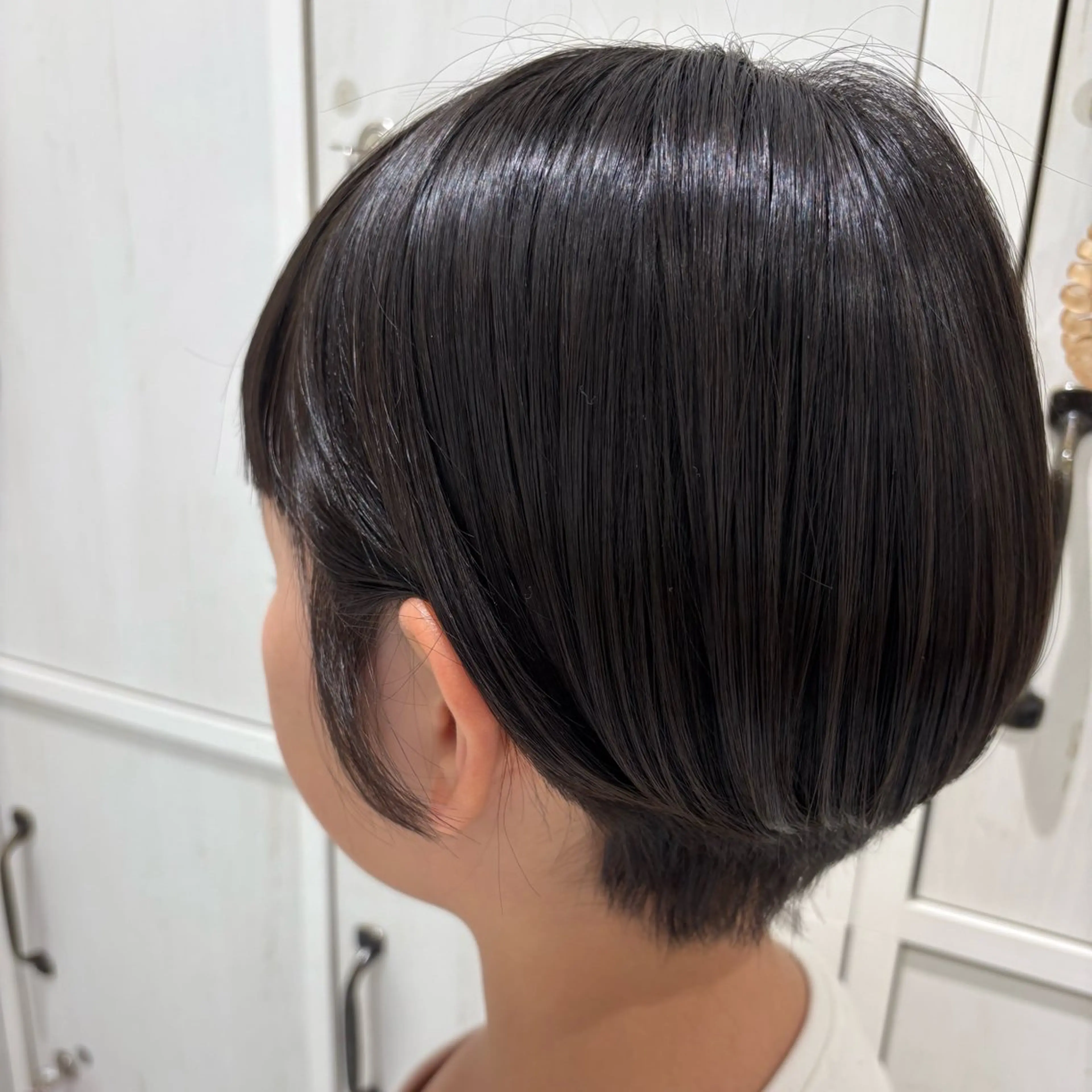 ショート キッズ ショートヘア カット 脇尾 百花のヘアスタイル