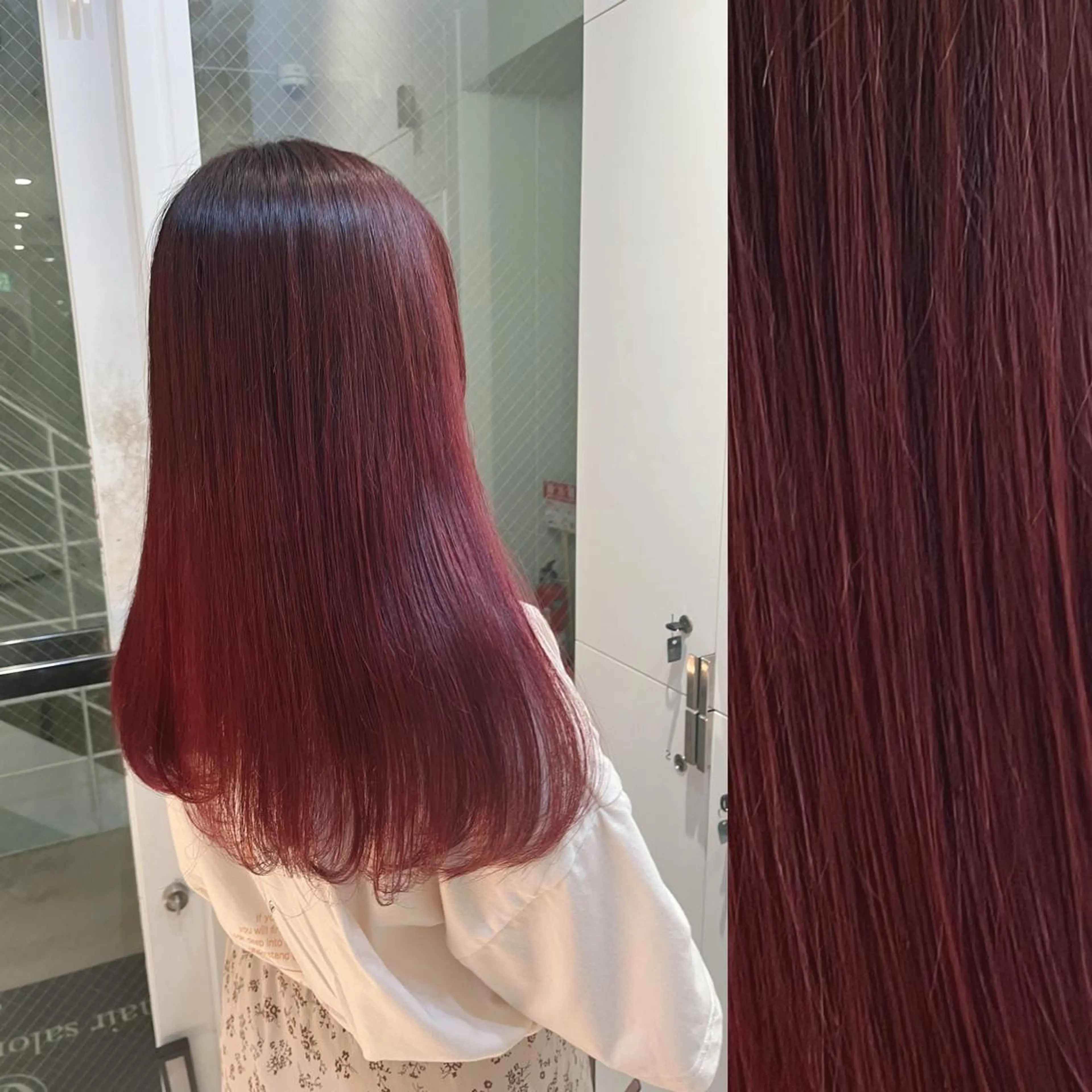 ロング カラー ヘアアレンジ ベージュカラー ブリーチ ブラウンカラー ケアブリーチ カシス stylist ◎RUKI.のヘアスタイル