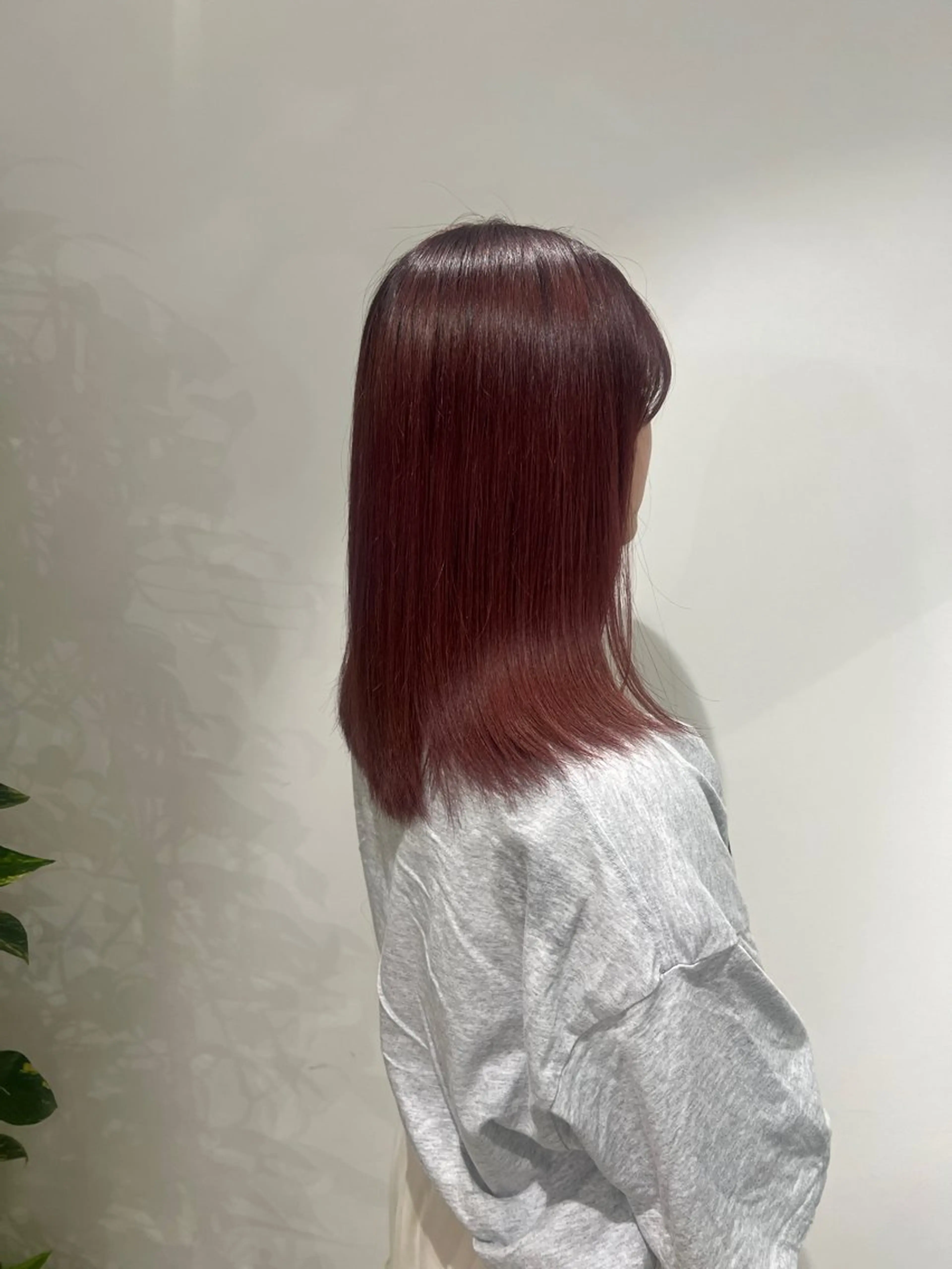 セミロング カラー 似合わせスタイル☁️ 堀内志茉🍀のヘアスタイル