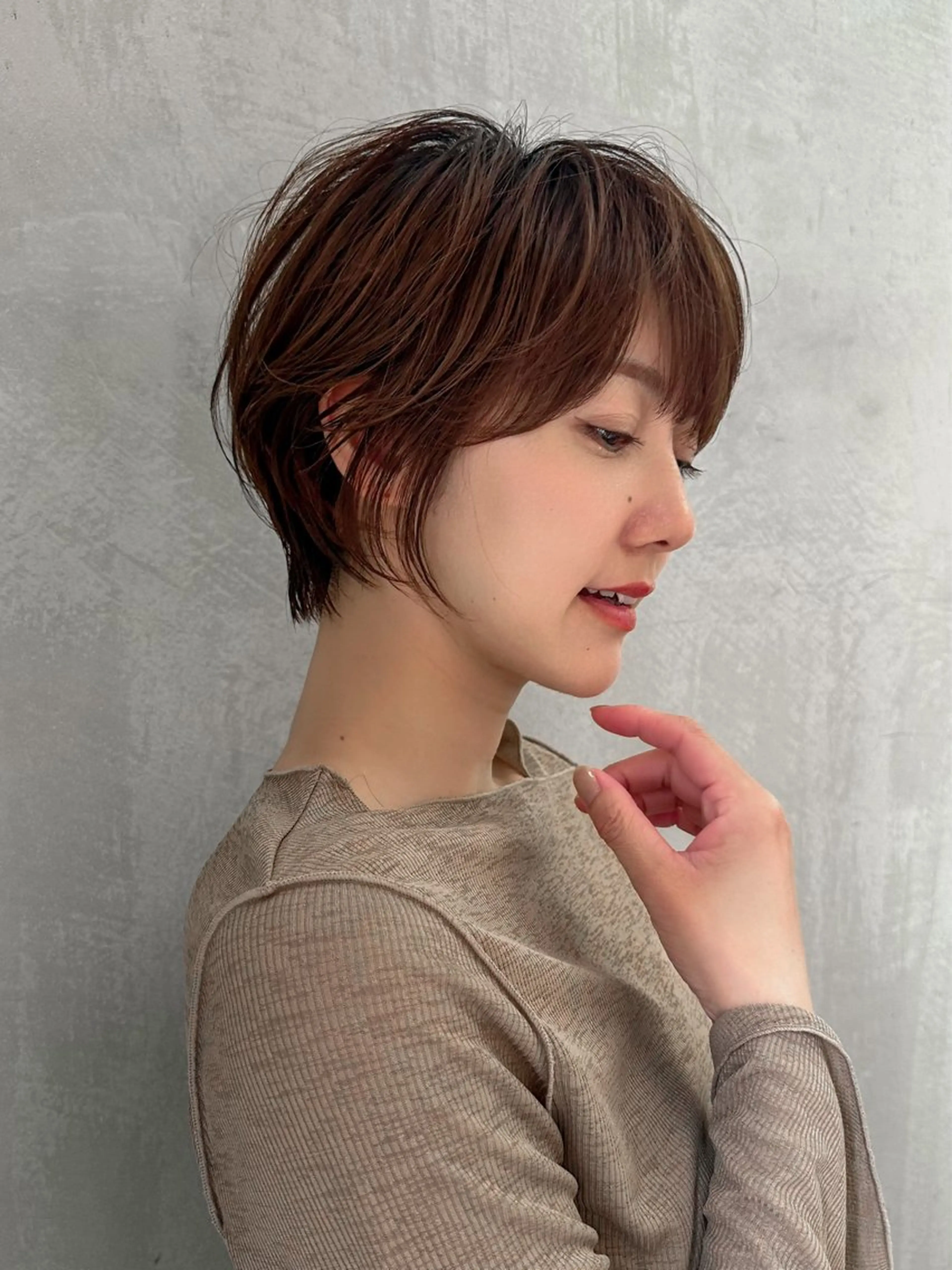 ショート ショートヘア カット ヘアカラー トリートメント ヘッドスパ taiga レイヤー /髪質改善/矯正🌈のヘアスタイル