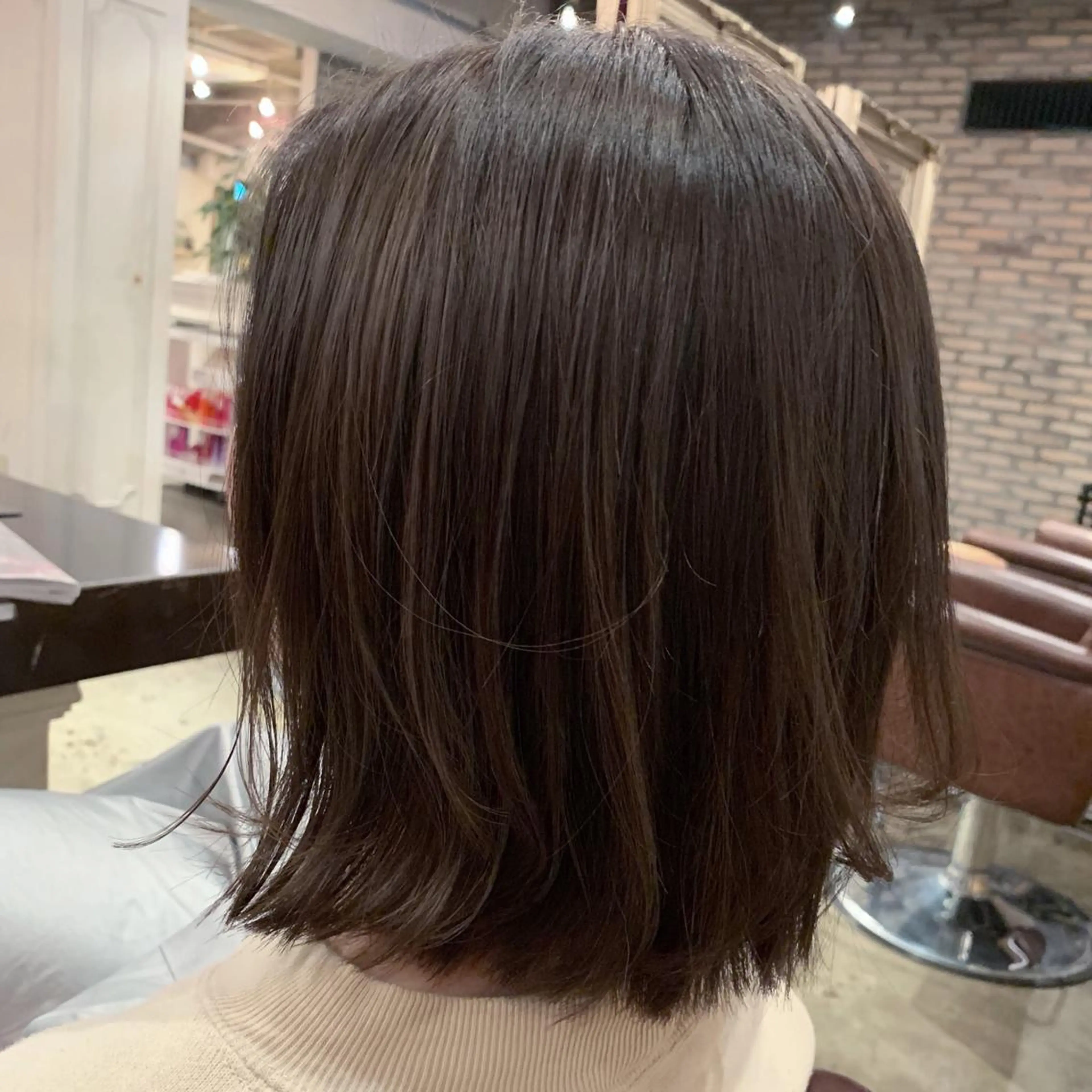 ショート カラー 切りっぱなしボブ ボブ 銀座🤍ボブ/ ミディアム/佐野夢美のヘアスタイル