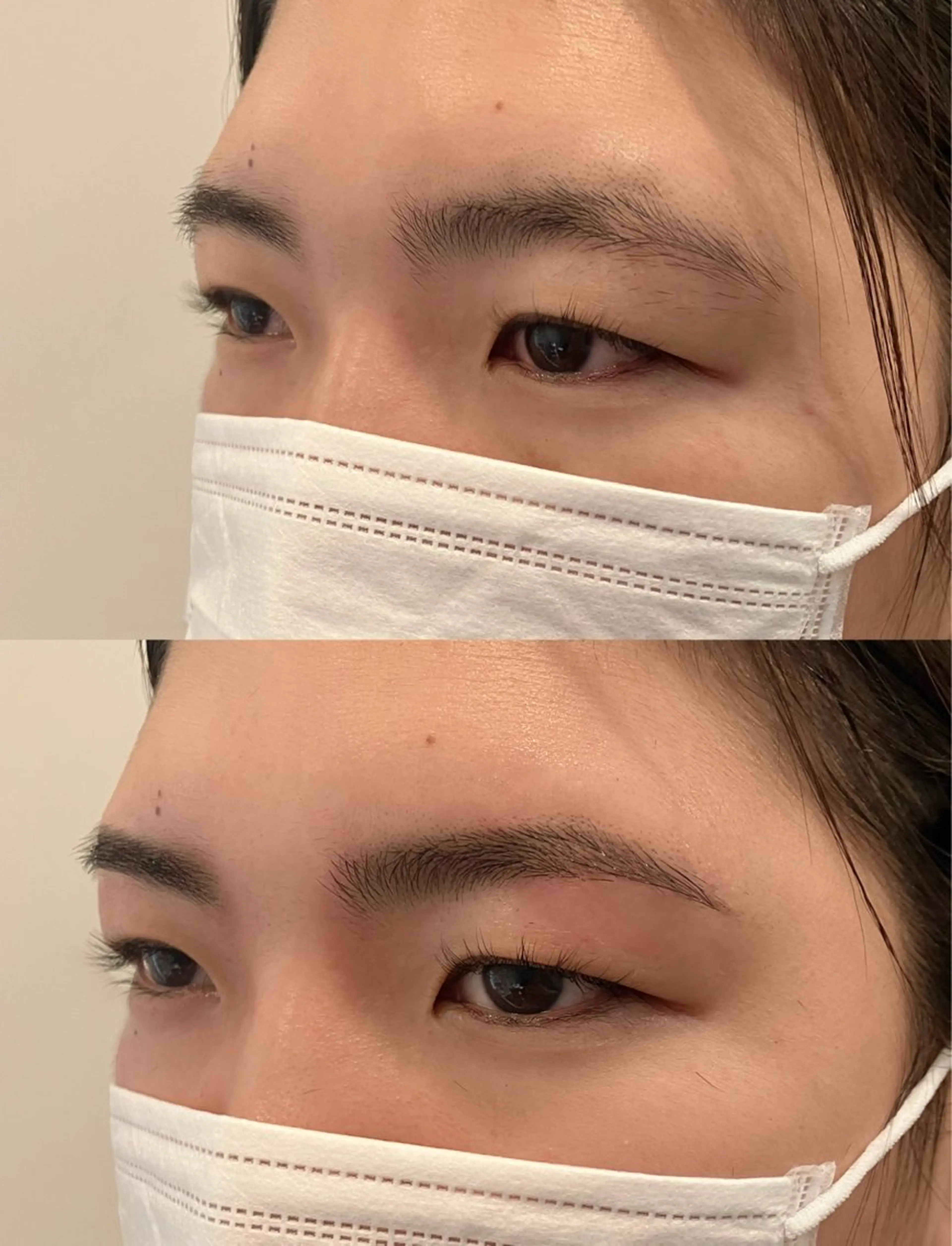 アイブロウ 眉毛ワックス脱毛 Hair&Make Nahoのマツエク・マツパデザイン