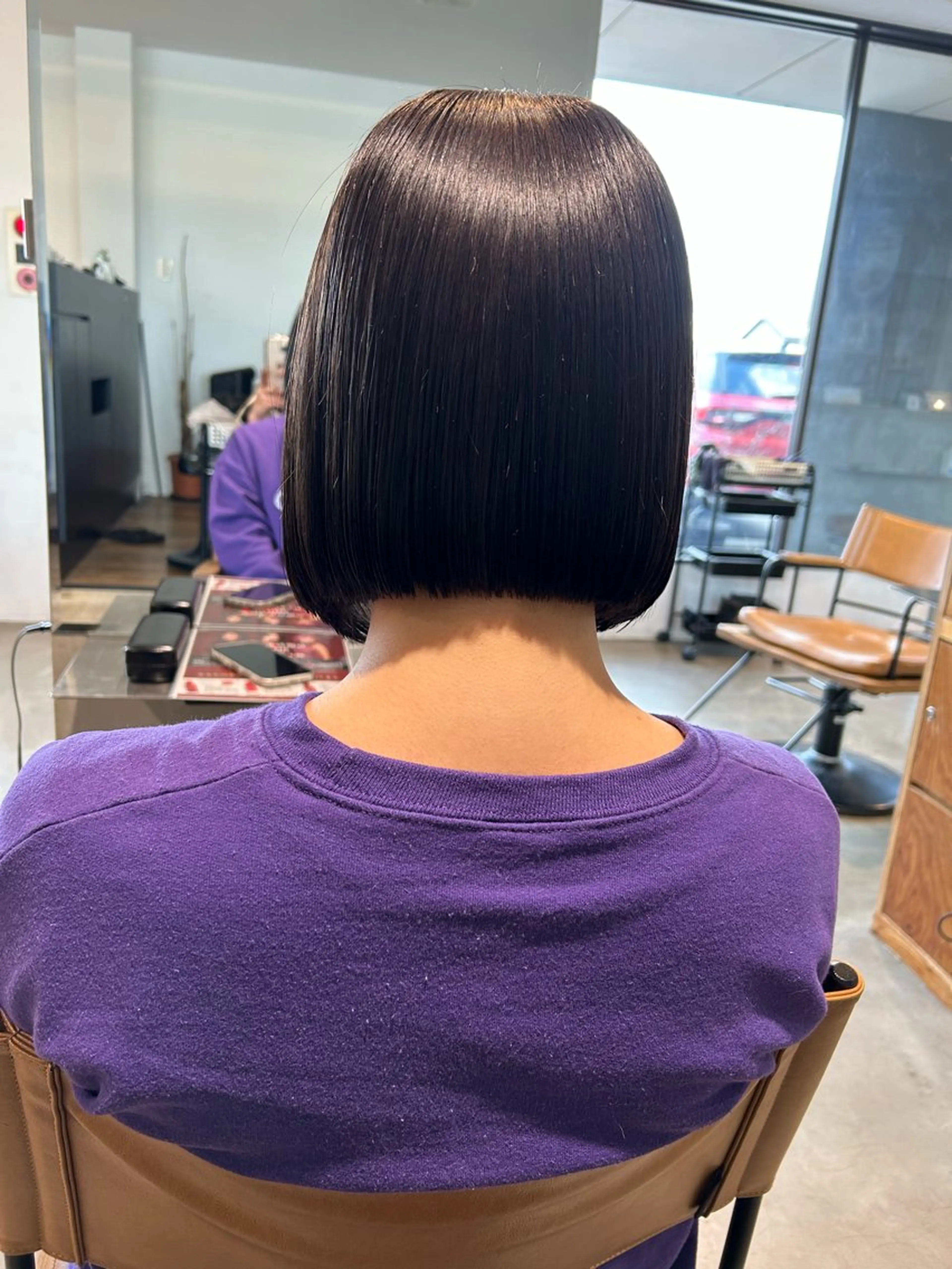 ショート ボブ カット ヘアカラー トリートメント くろだ まみのヘアスタイル