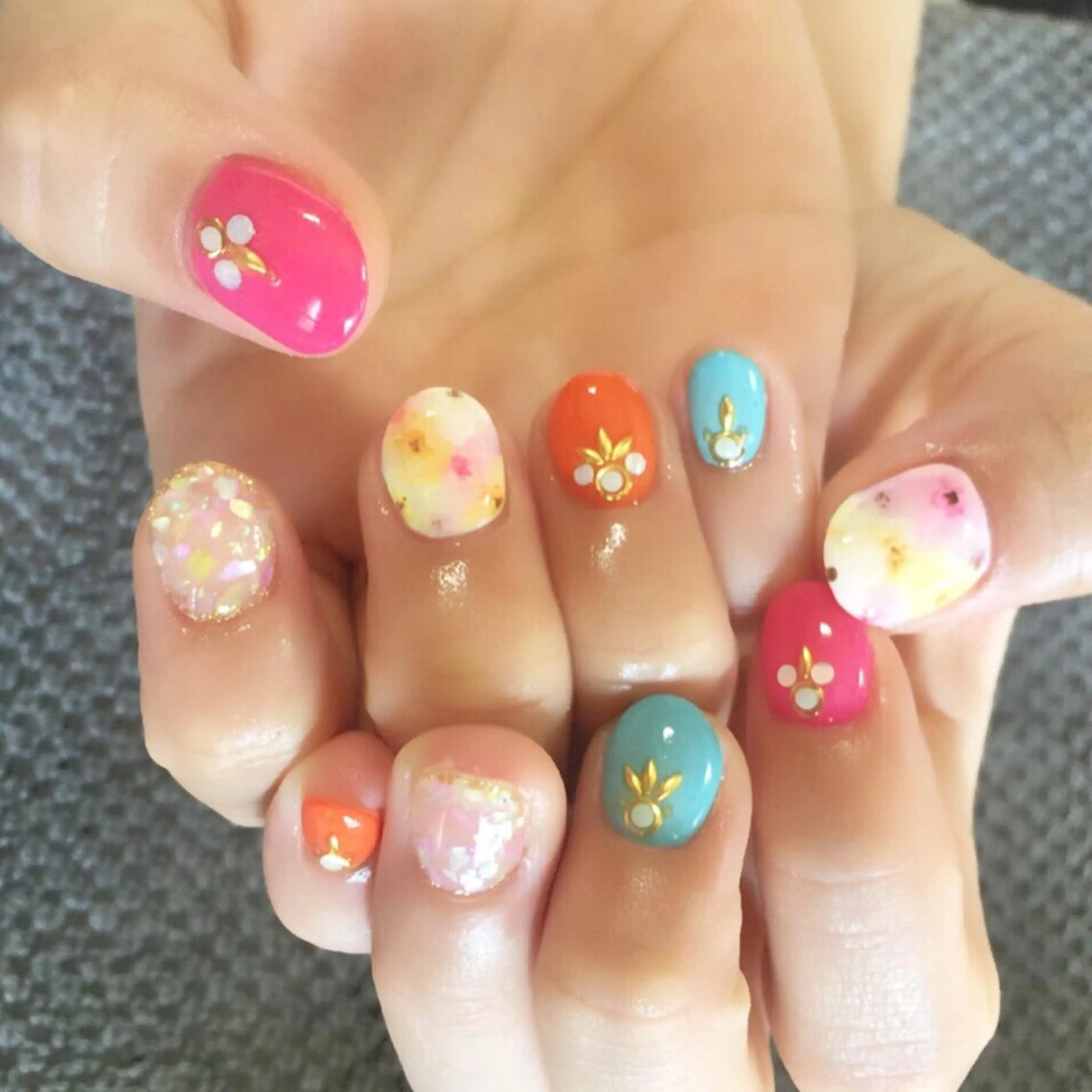 ネイル ツメトマツゲ .のネイルデザイン