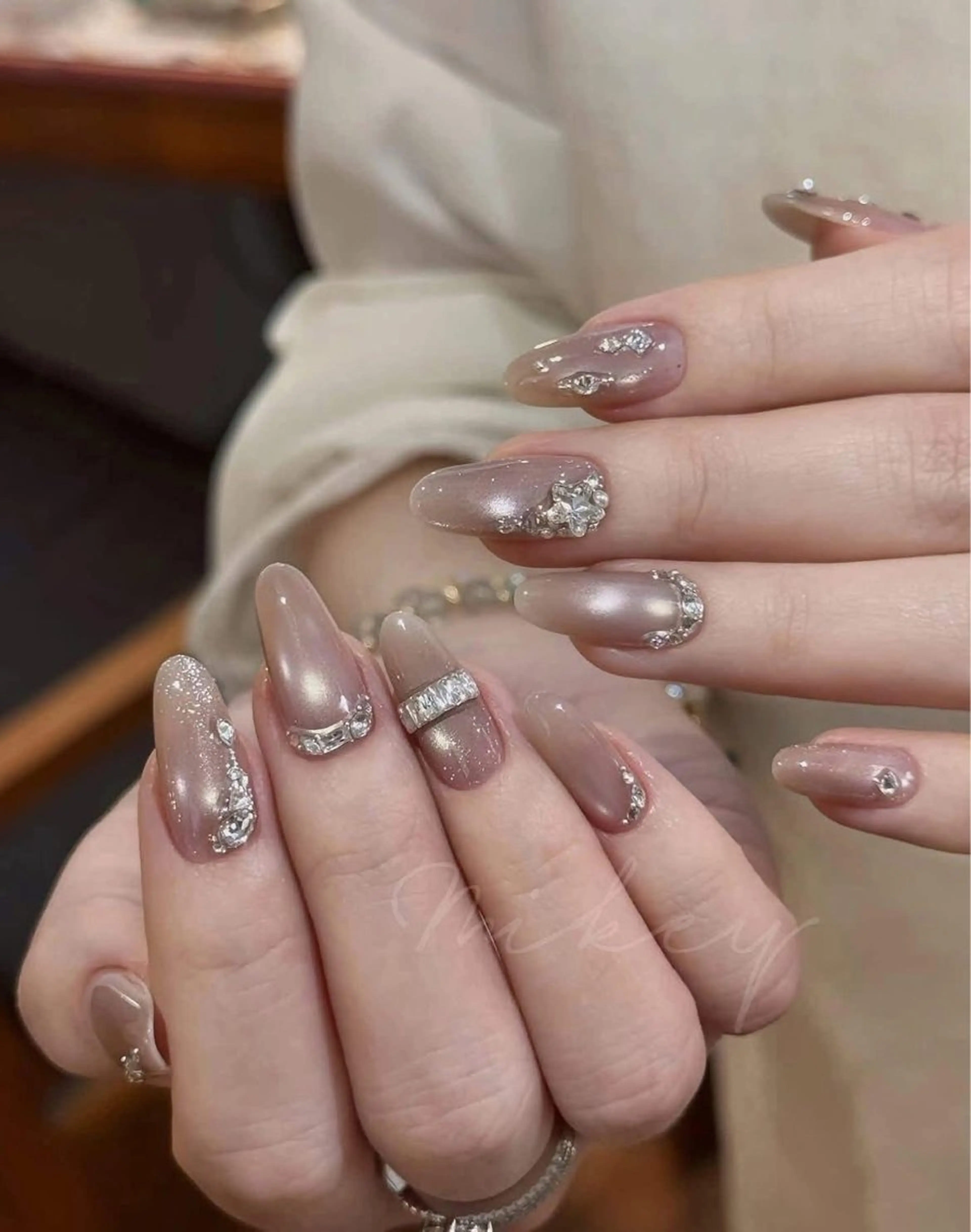 ネイル チークネイル フットネイル フレンチネイル グラデーション 韓国ネイル Yuki nail staffのネイルデザイン
