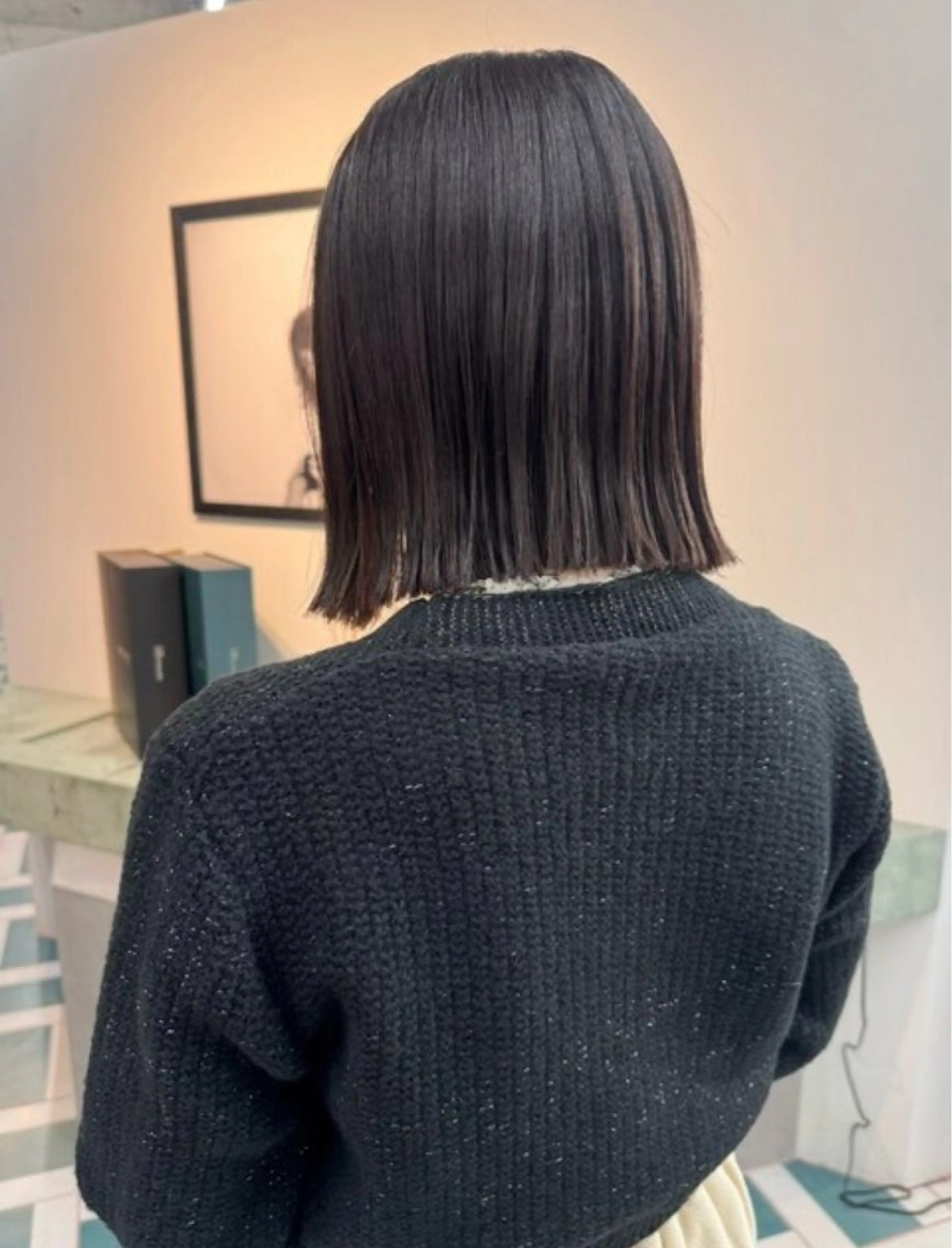 ショート カット ヘアカラー トリートメント mana /韓国風レイヤーのヘアスタイル