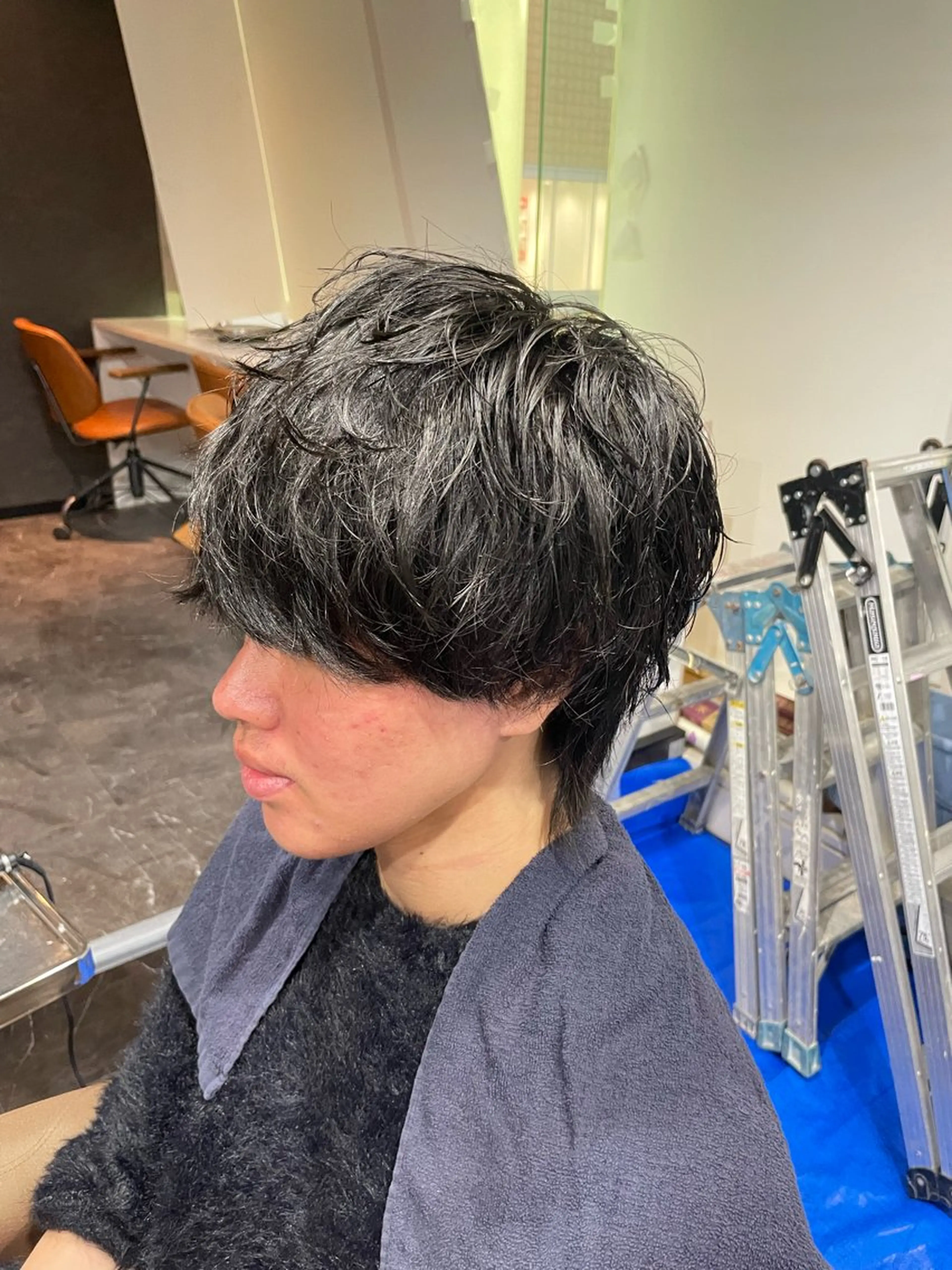 ミディアム 無料メンズカット ✨️募集 萩原優人のヘアスタイル