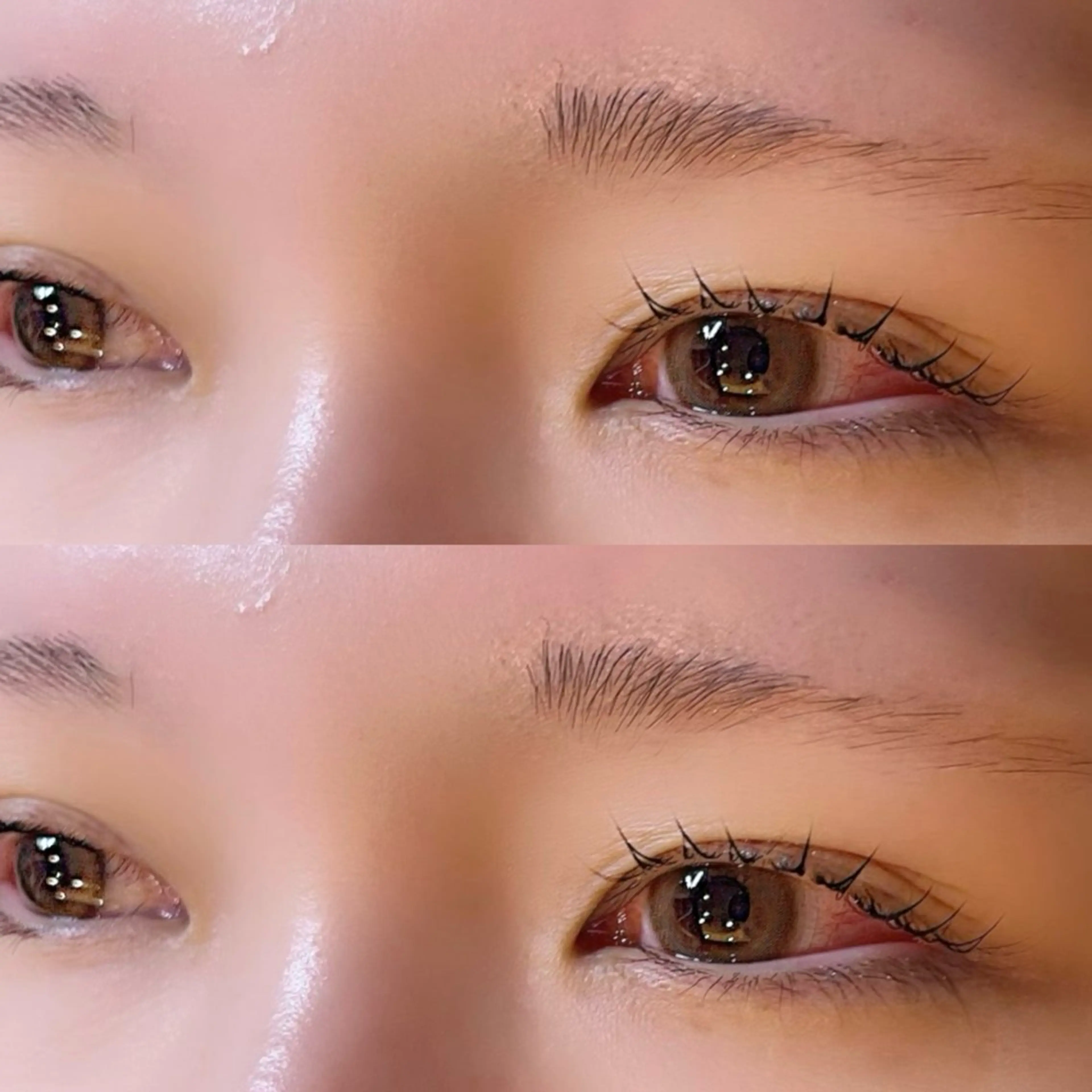 マツエク・マツパ マツパ mika❤︎まつげ| 眉毛|束感のマツエク・マツパデザイン