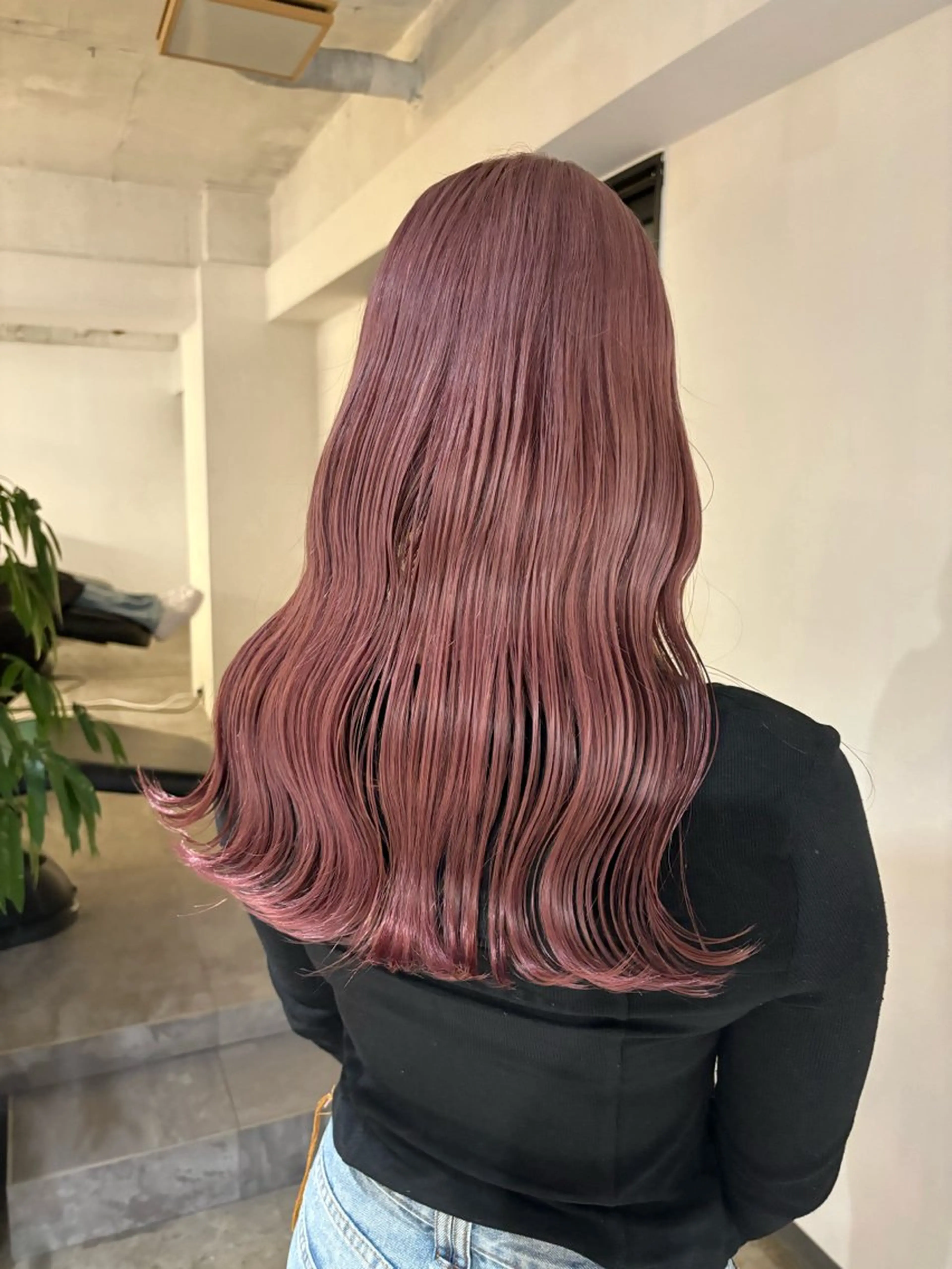 ロング カラー ブリーチ ケアブリーチ ダブルカラー ラベンダーカラー ピンクカラー ヘアカラー トリートメント 暖色カラー🍒 ケアブリーチ/akiのヘアスタイル