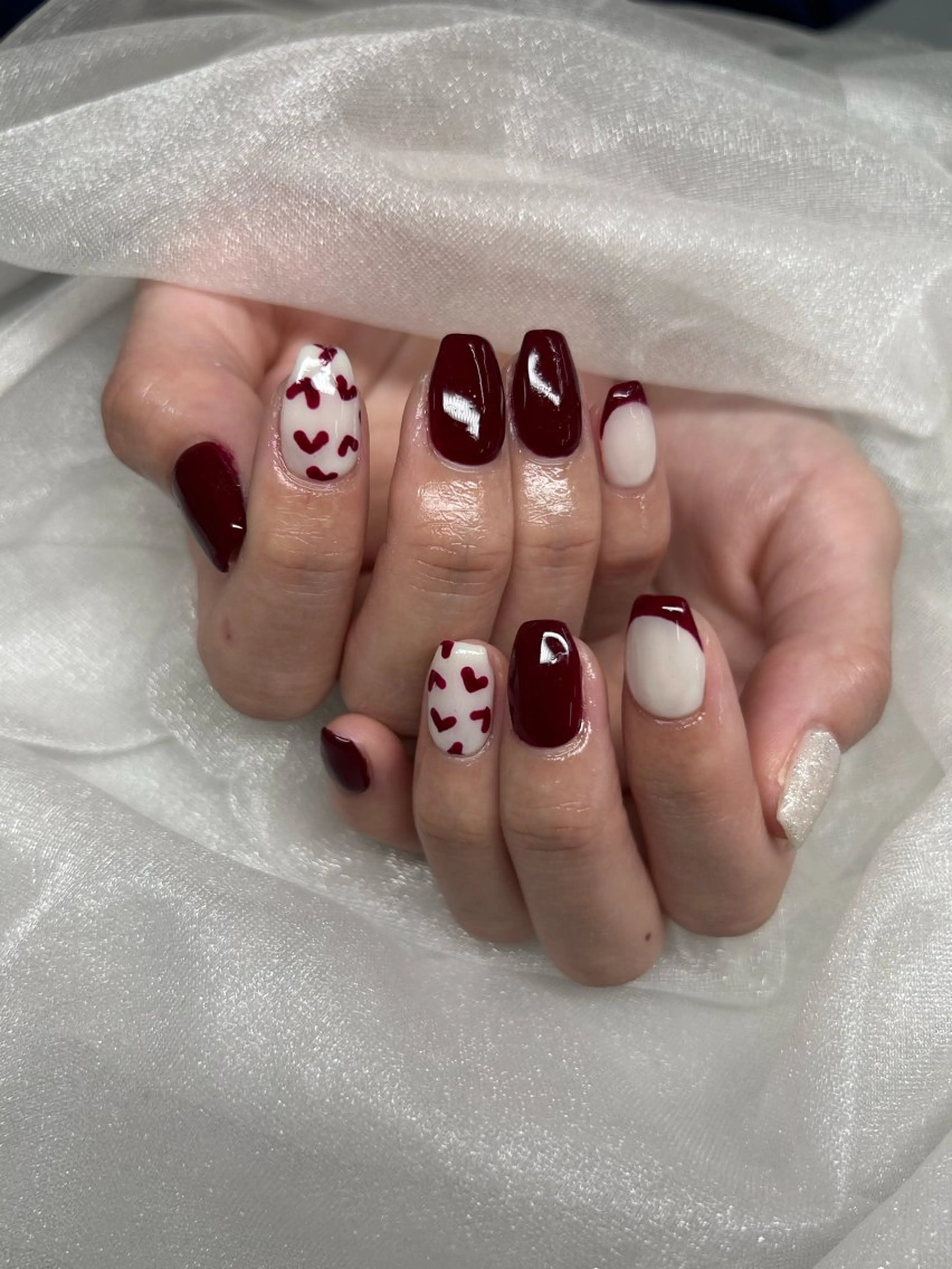 ネイル 持ち込み 加藤 楓子のネイルデザイン