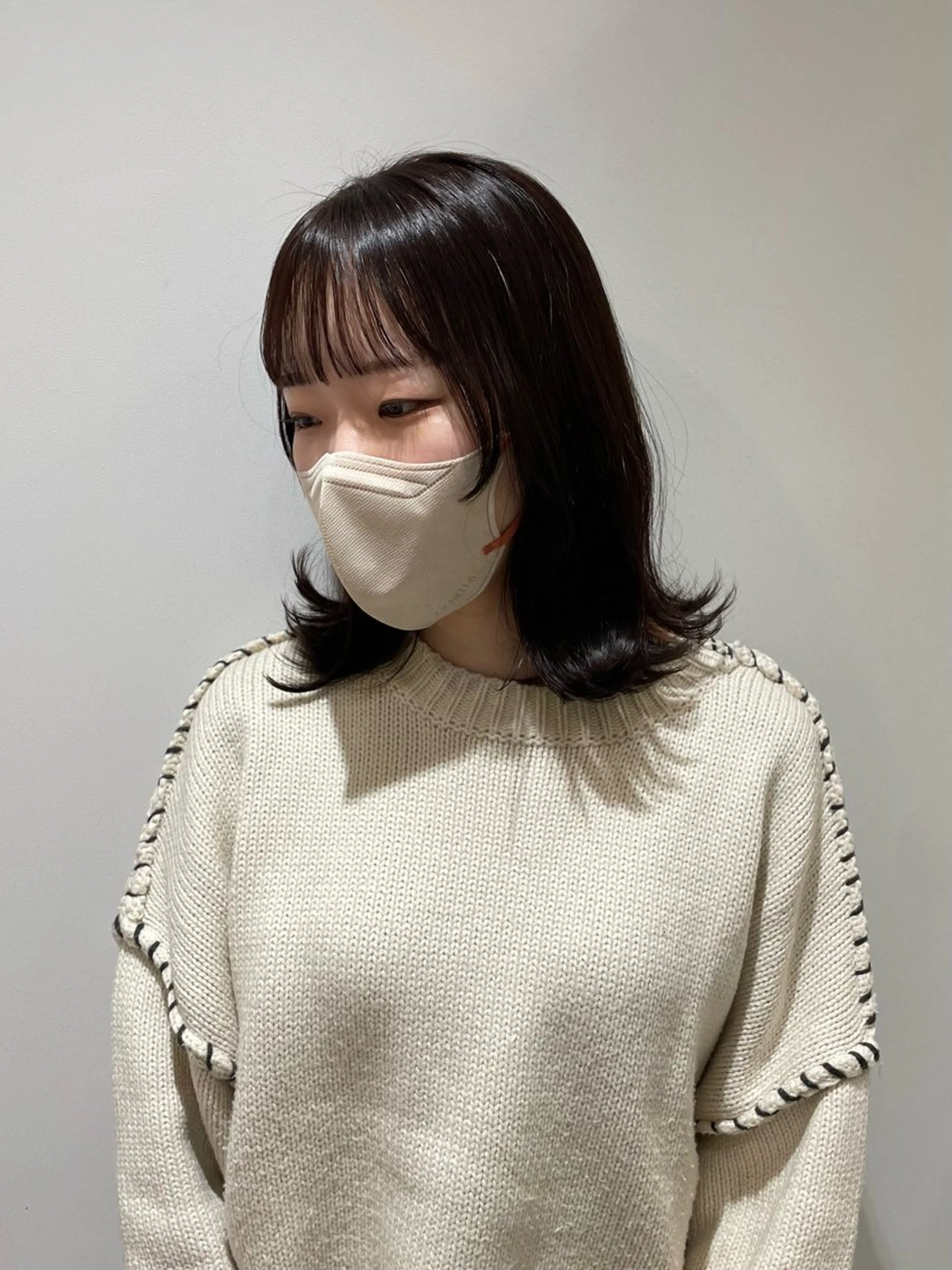 ミディアム カラー モデルさん募集中IT byALBUM八王子のヘアスタイル