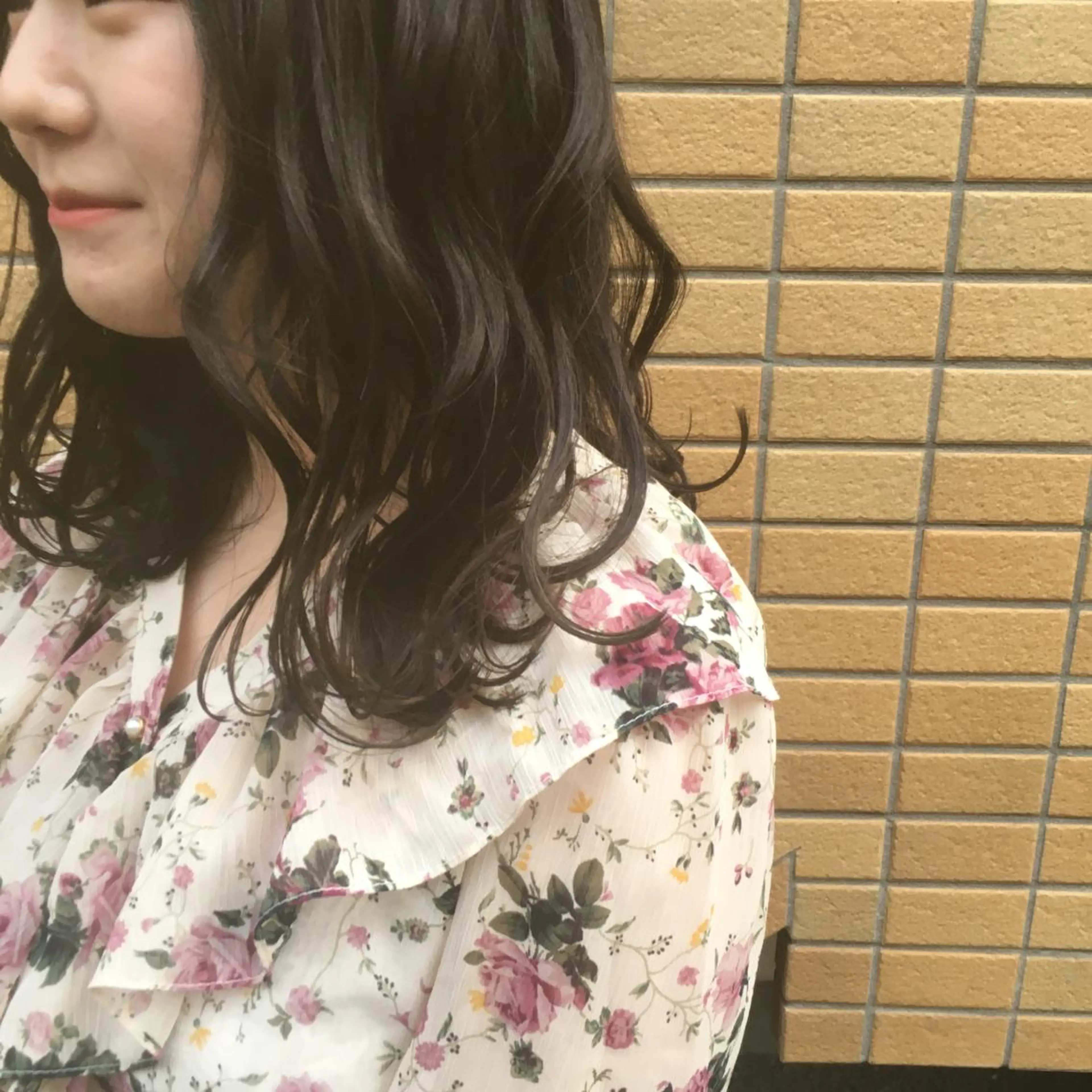 ロング カラー カット ヘアカラー しのはら まどかのヘアスタイル