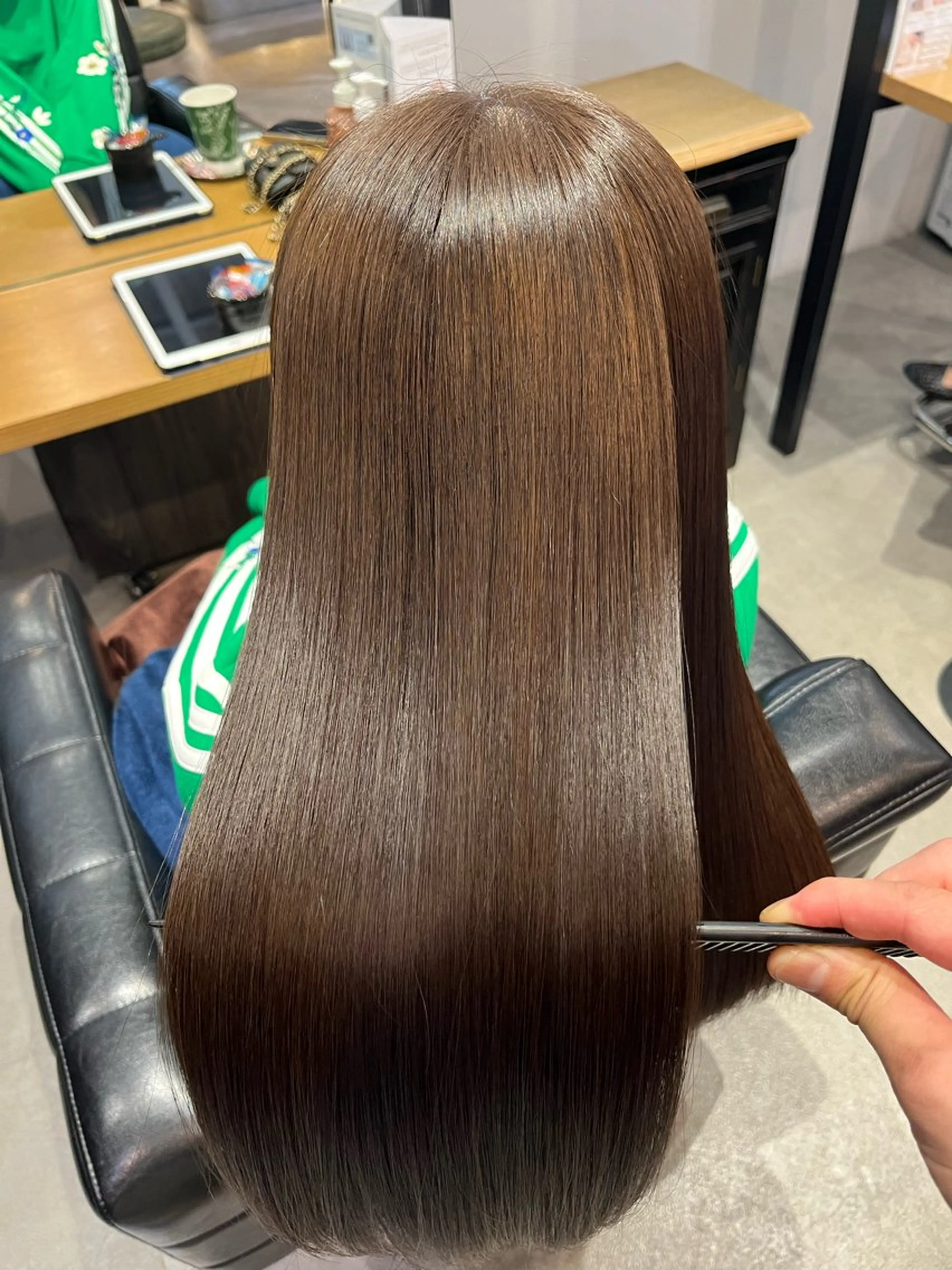 ロング 髪質改善 縮毛矯正 トリートメント 酸熱トリートメント カット ヘアカラー 🌈髪質改善専門🌈 神田　達也のヘアスタイル