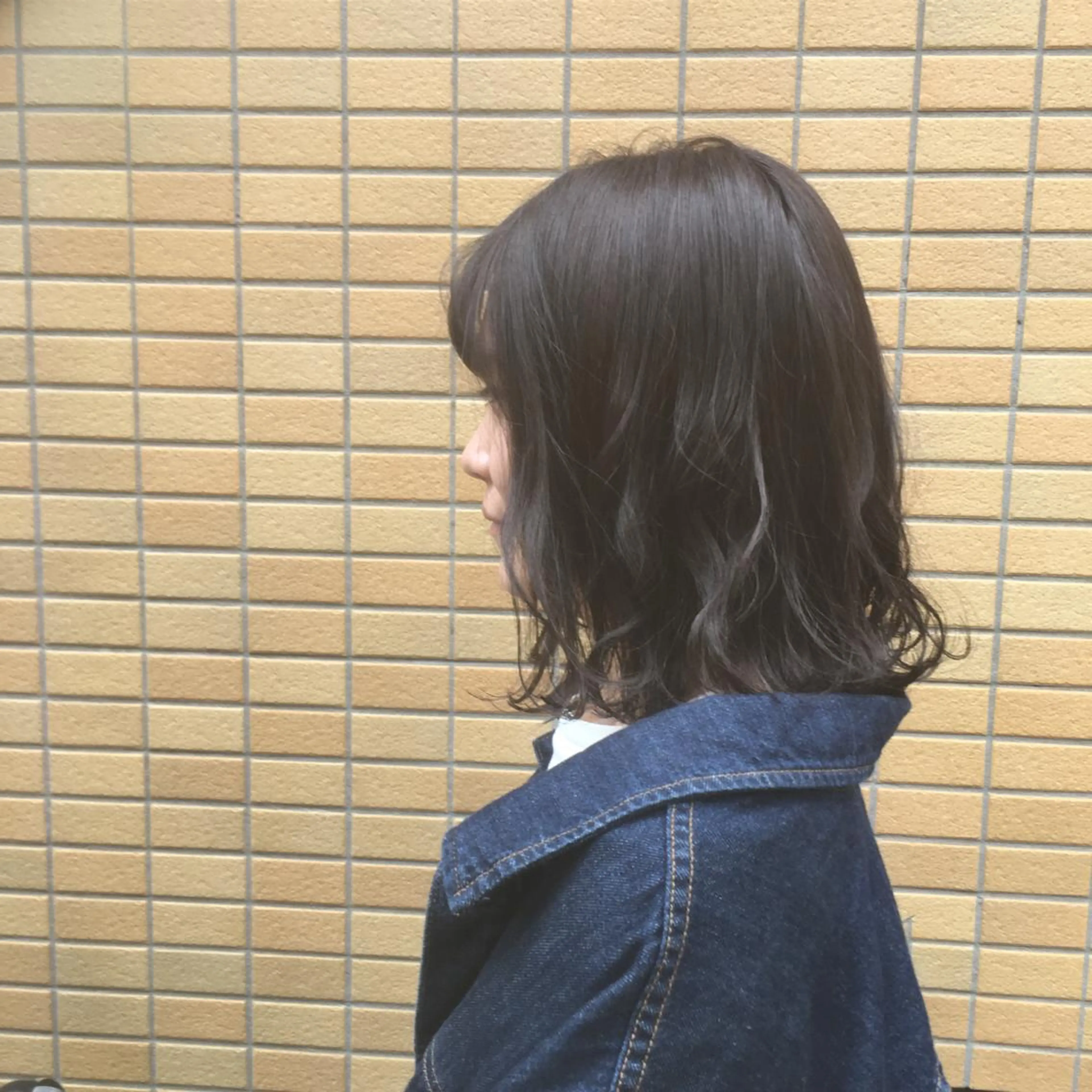 ミディアム カラー カット ヘアカラー トリートメント しのはら まどかのヘアスタイル