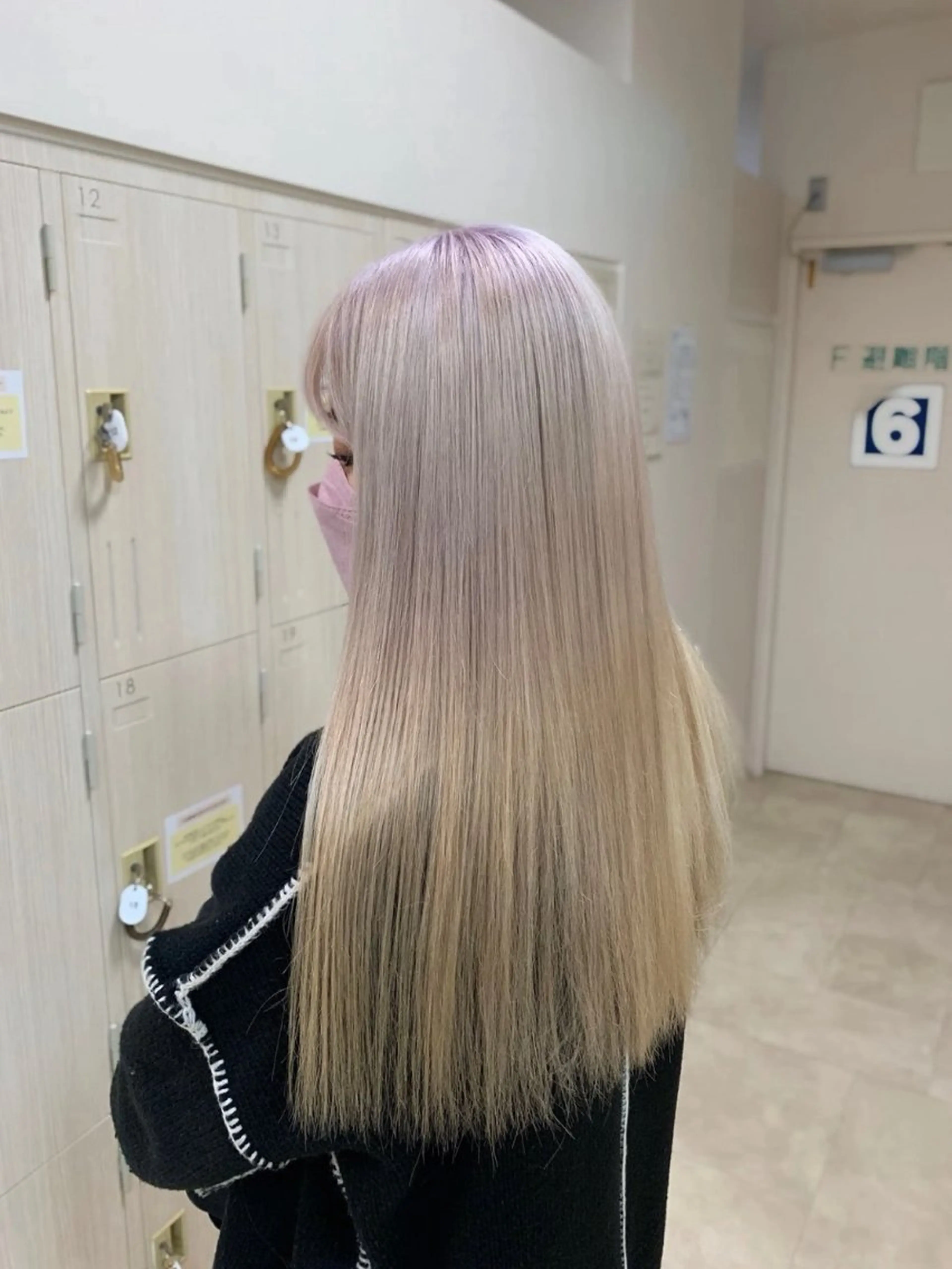 ロング カラー 抜きっぱなしブロンド ブリーチ✨/似合わせ カラー🎀/Yuzuのヘアスタイル