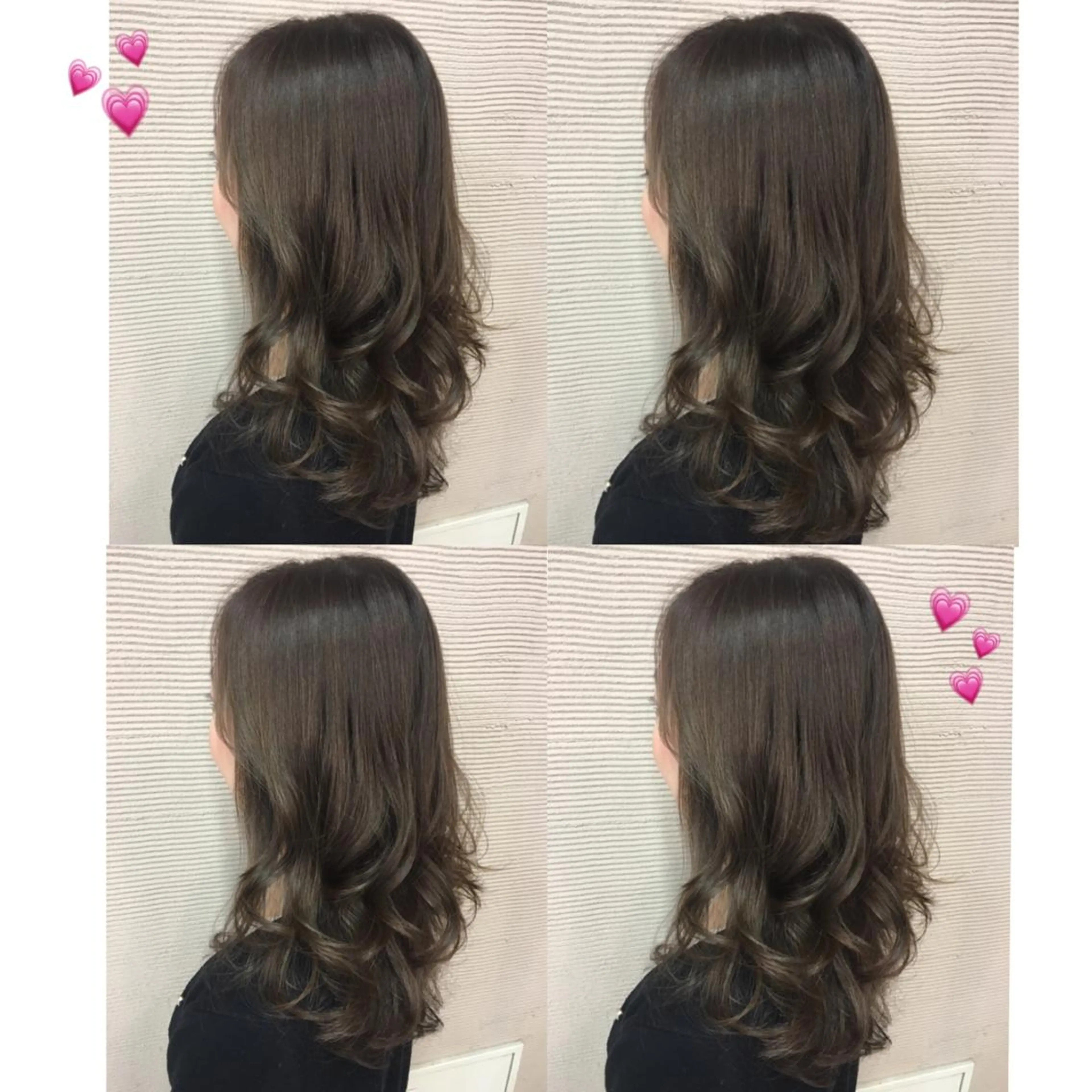 セミロング カラー アディクシーカラー ブルーカラー ブルージュ 韓国ヘア得意❤︎森澤 悠佳のヘアスタイル