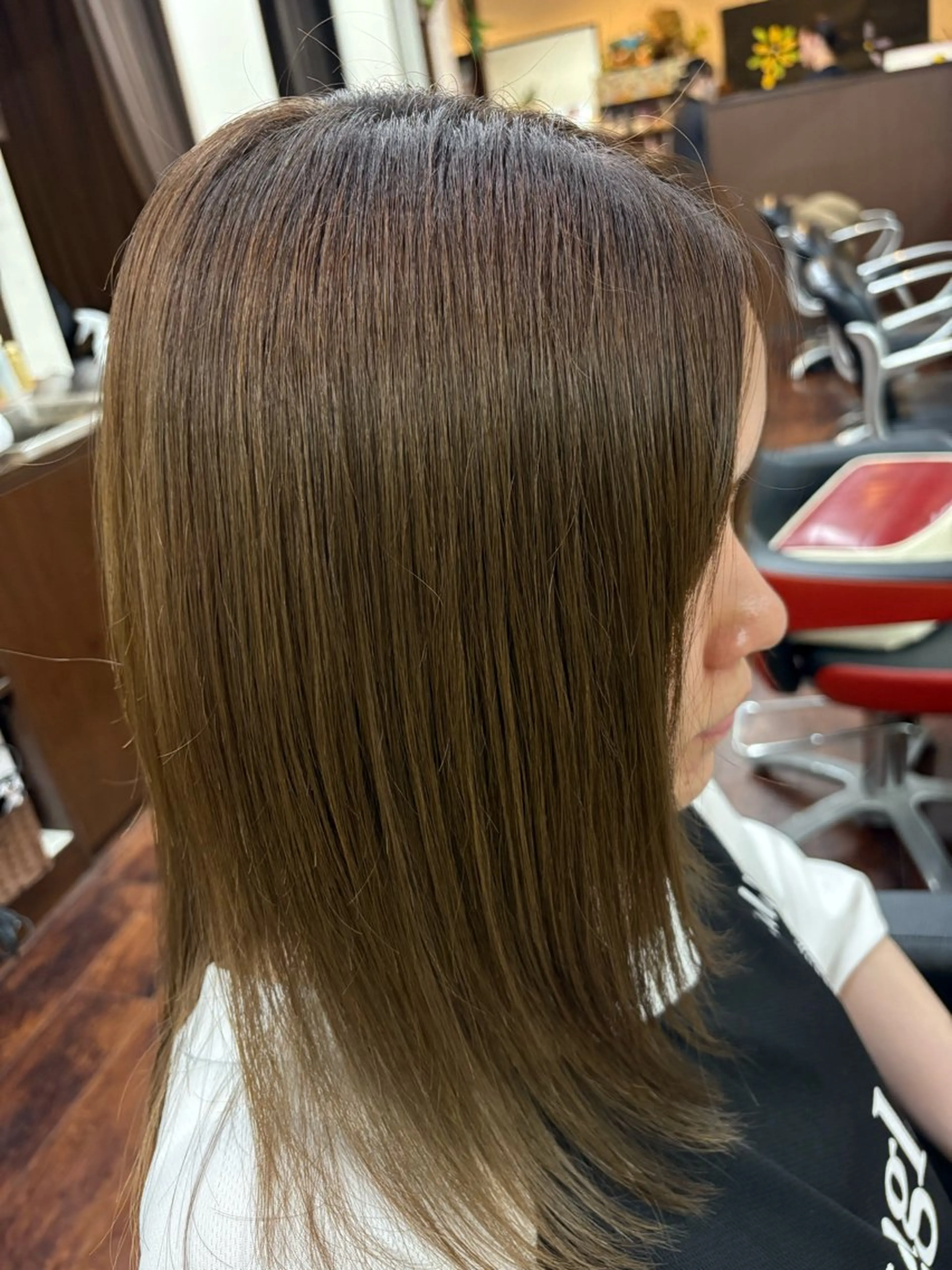 ミディアム 熊澤 歩のヘアスタイル