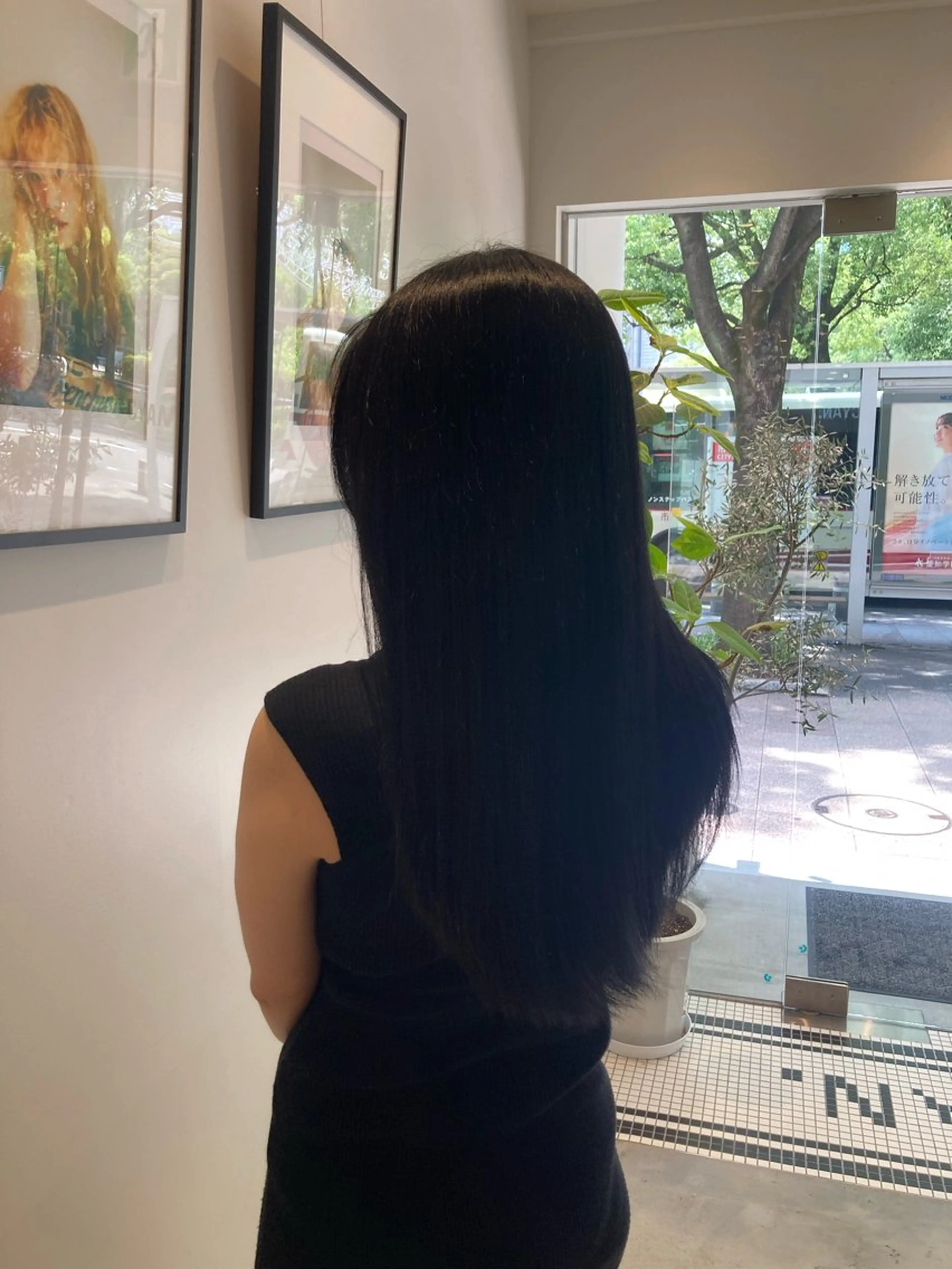 ロング カラー 久野 紗愛のヘアスタイル