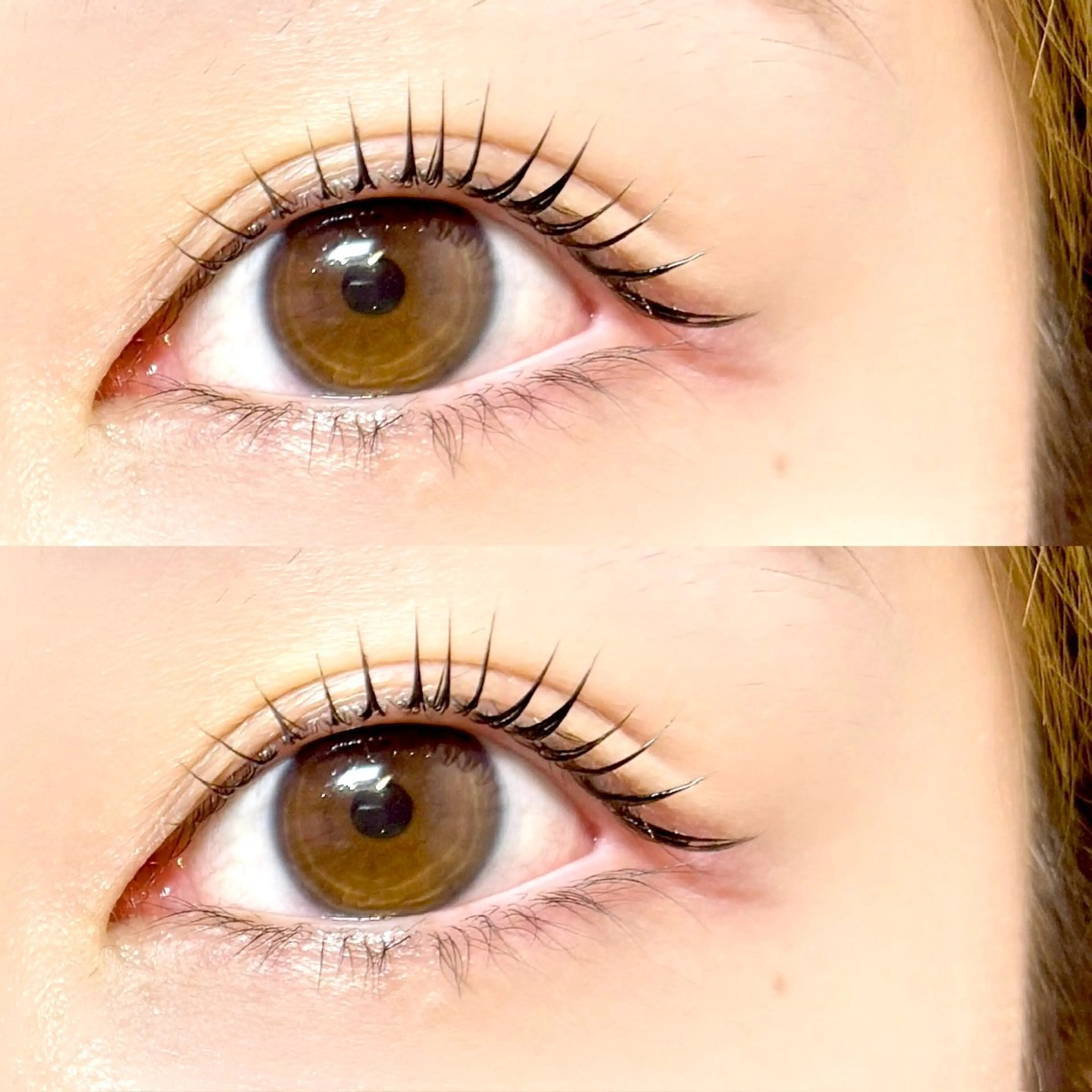 マツエク・マツパ ナチュラル パリジェンヌラッシュリフト まつげパーマ 一重×まつ毛パーマ 表参道eyelist KONOMIのマツエク・マツパデザイン