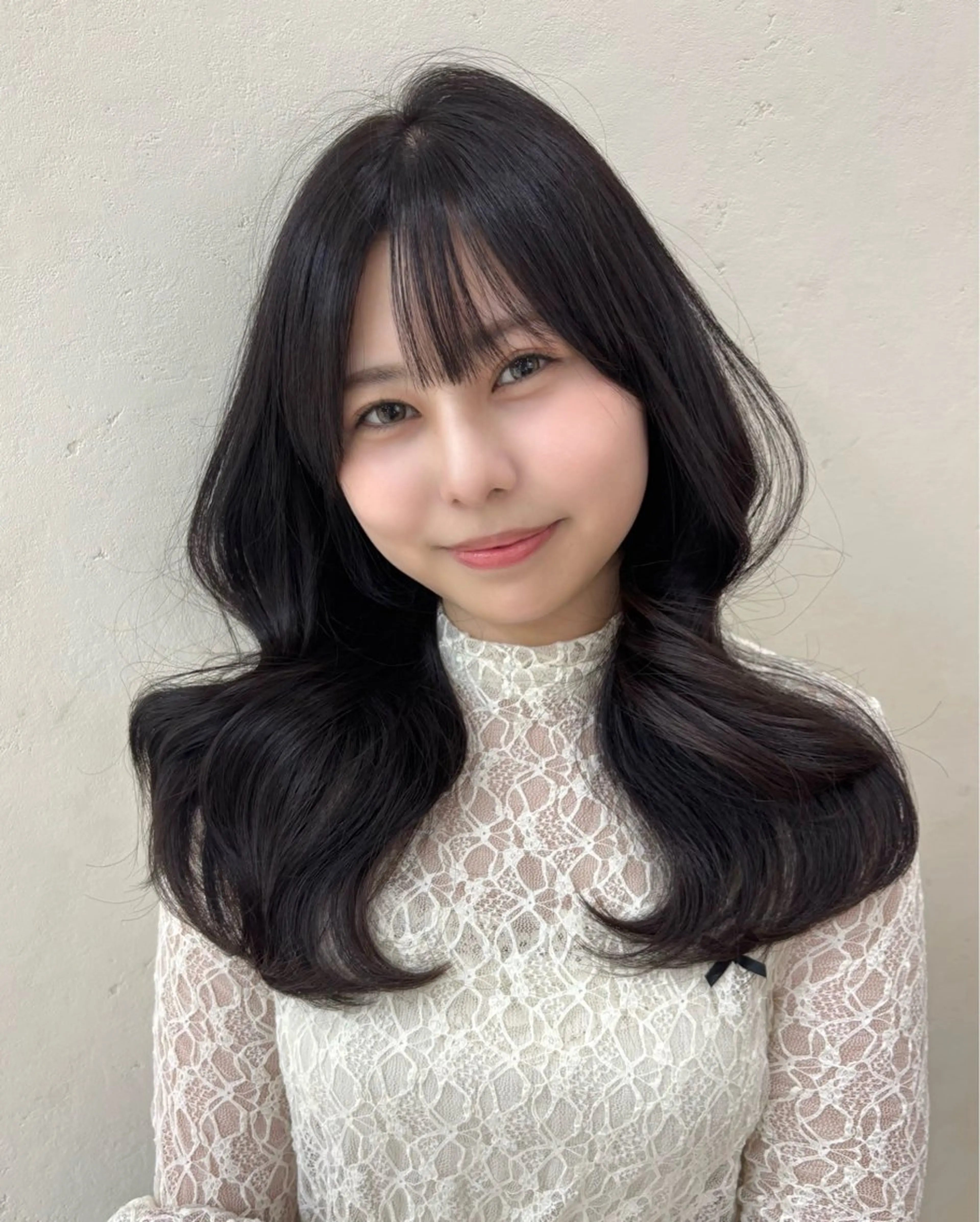 ロング カラー 透明感カラー 似合わせカット 森山 真衣香のヘアスタイル