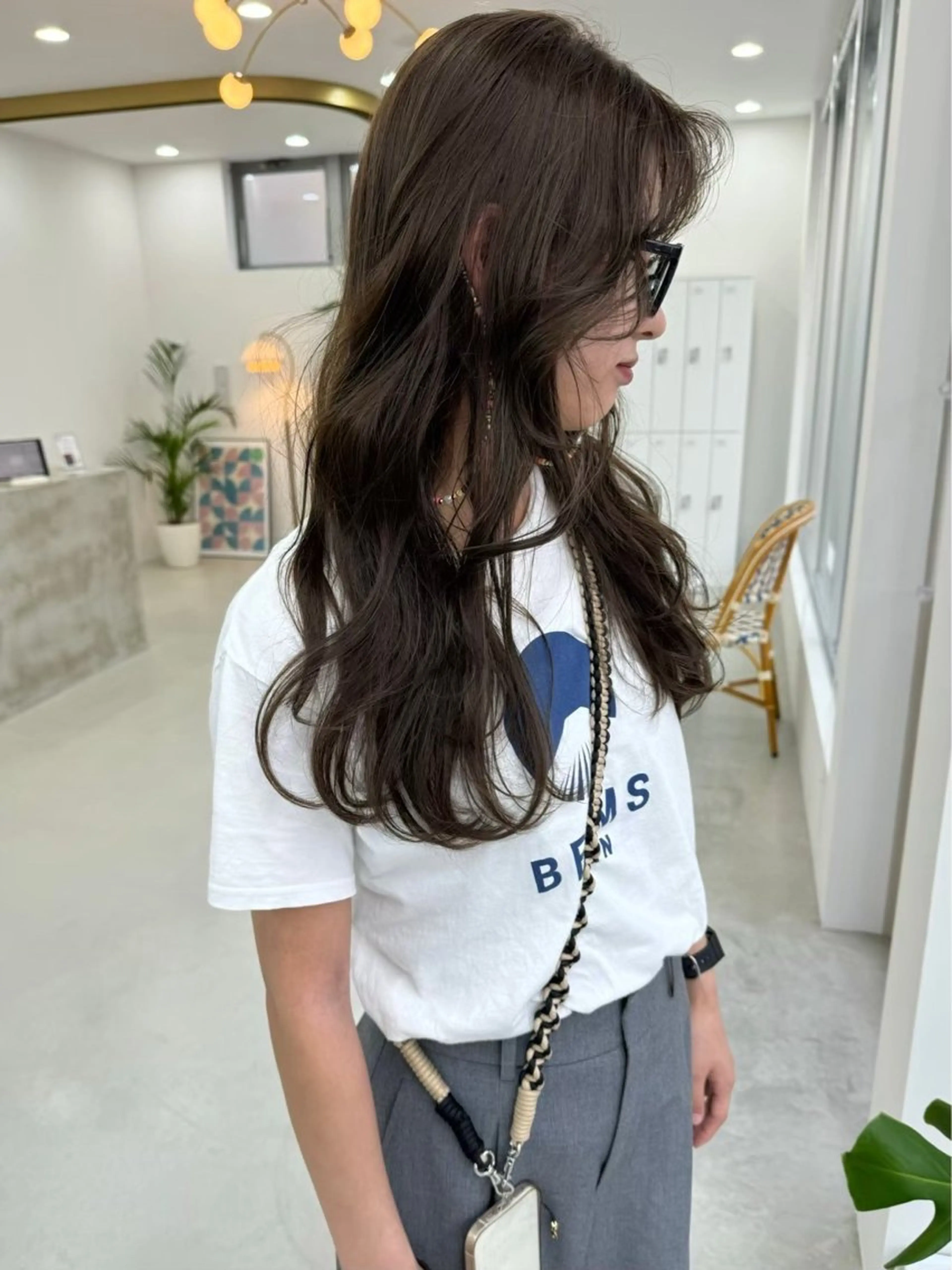 ロング mei🪽 カラーモデルのヘアスタイル