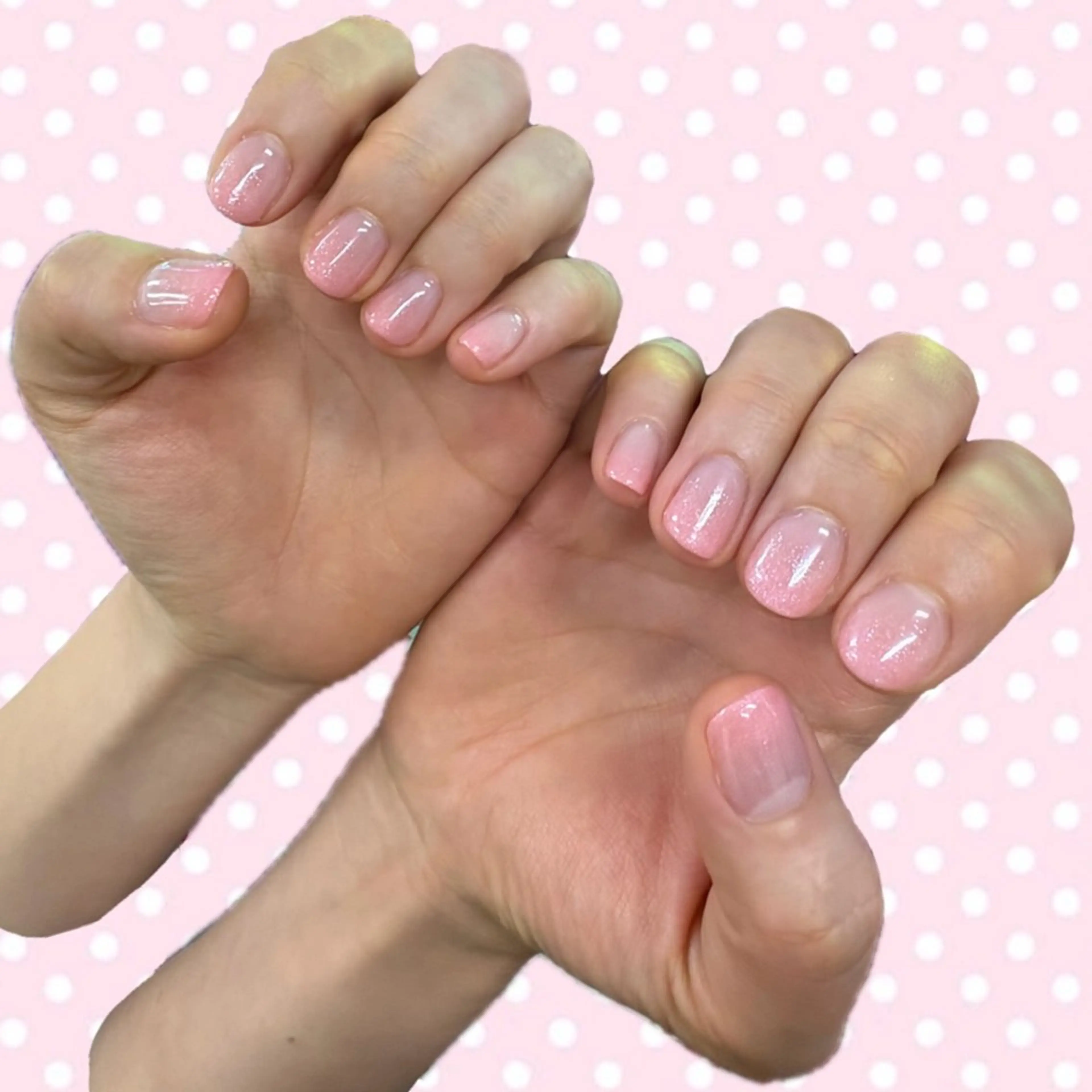 ネイル グラデーション ラメ(グリッター) ピンク ＊爪神＊ 珠裕‪ miyuのネイルデザイン