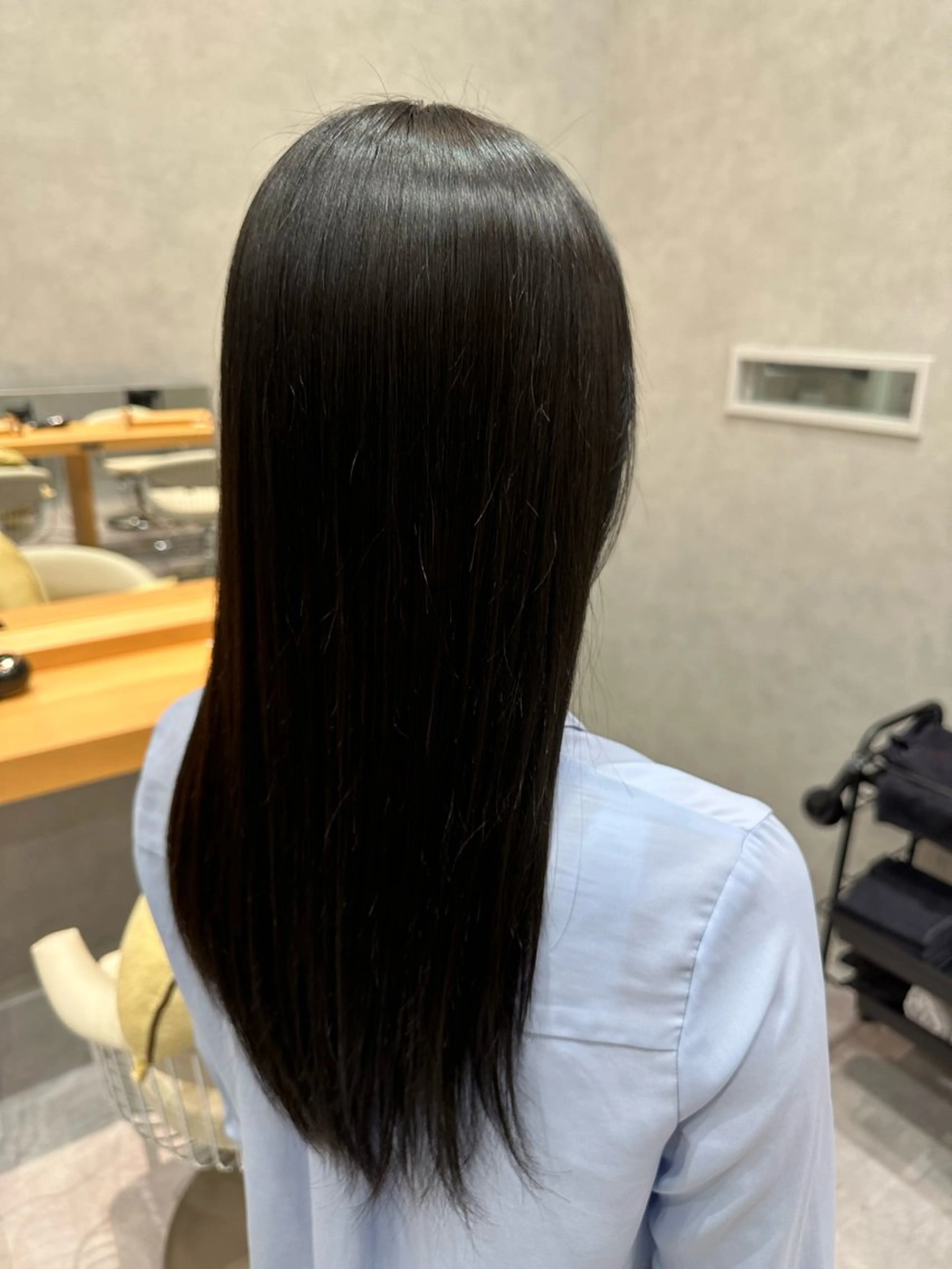 ロング 森 沙織のヘアスタイル