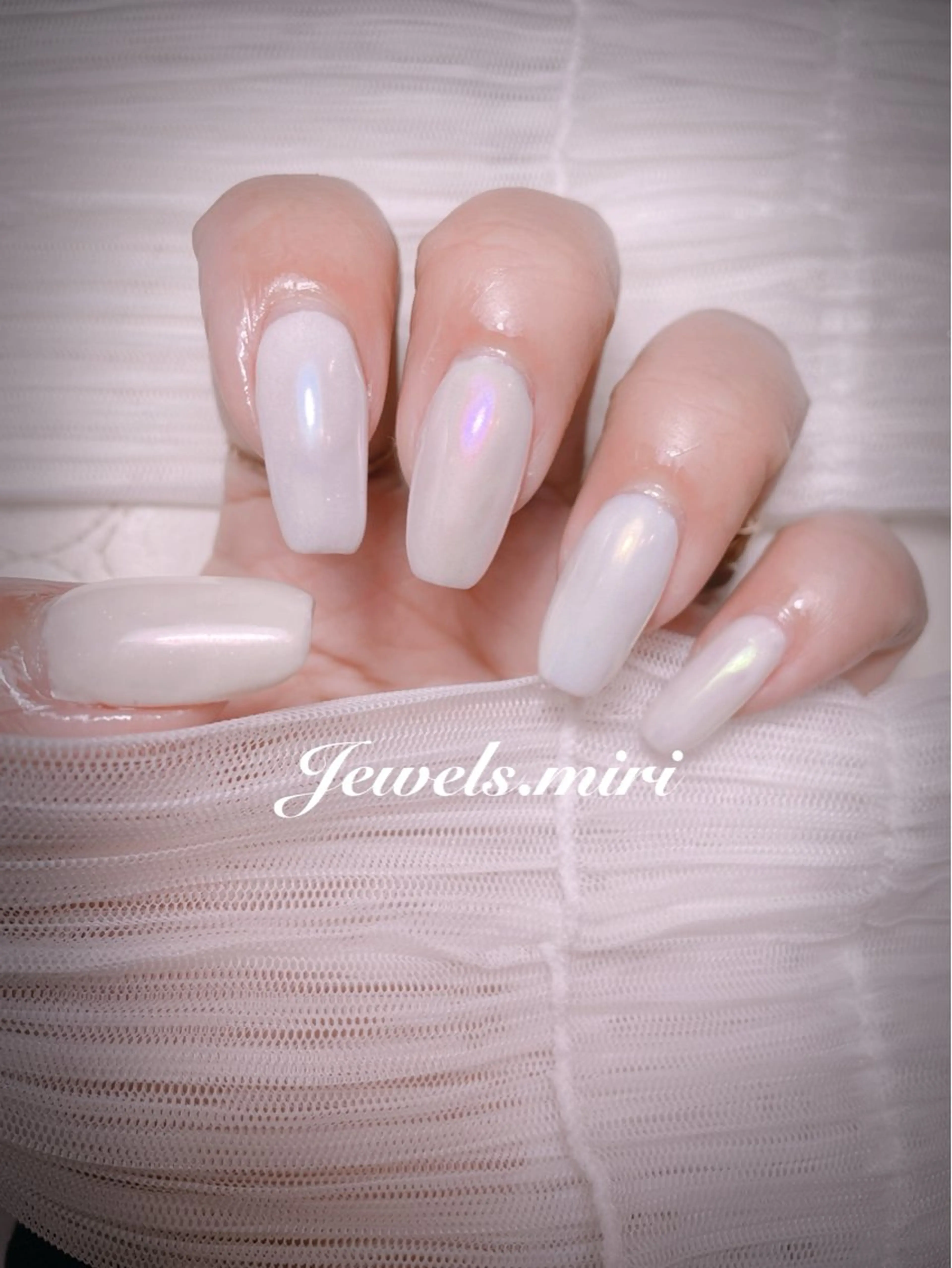ネイル ワンカラーネイル 夏ネイル ネイルサロン Jewels Mのネイルデザイン