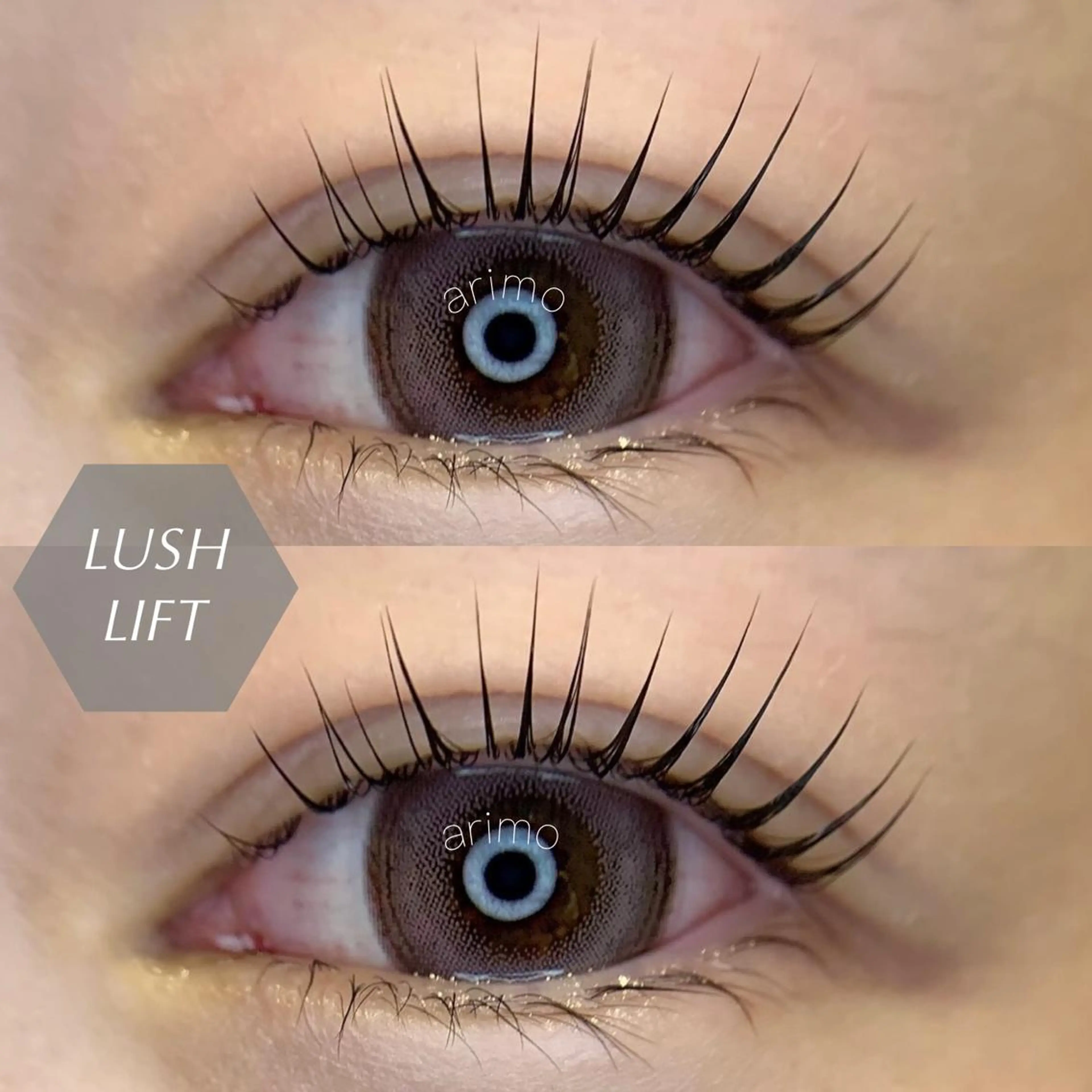 マツエク・マツパ 一重×まつ毛パーマ マツパ arimo hair&eyelash所属・arimo アイリスト右原のマツエク・マツパデザイン