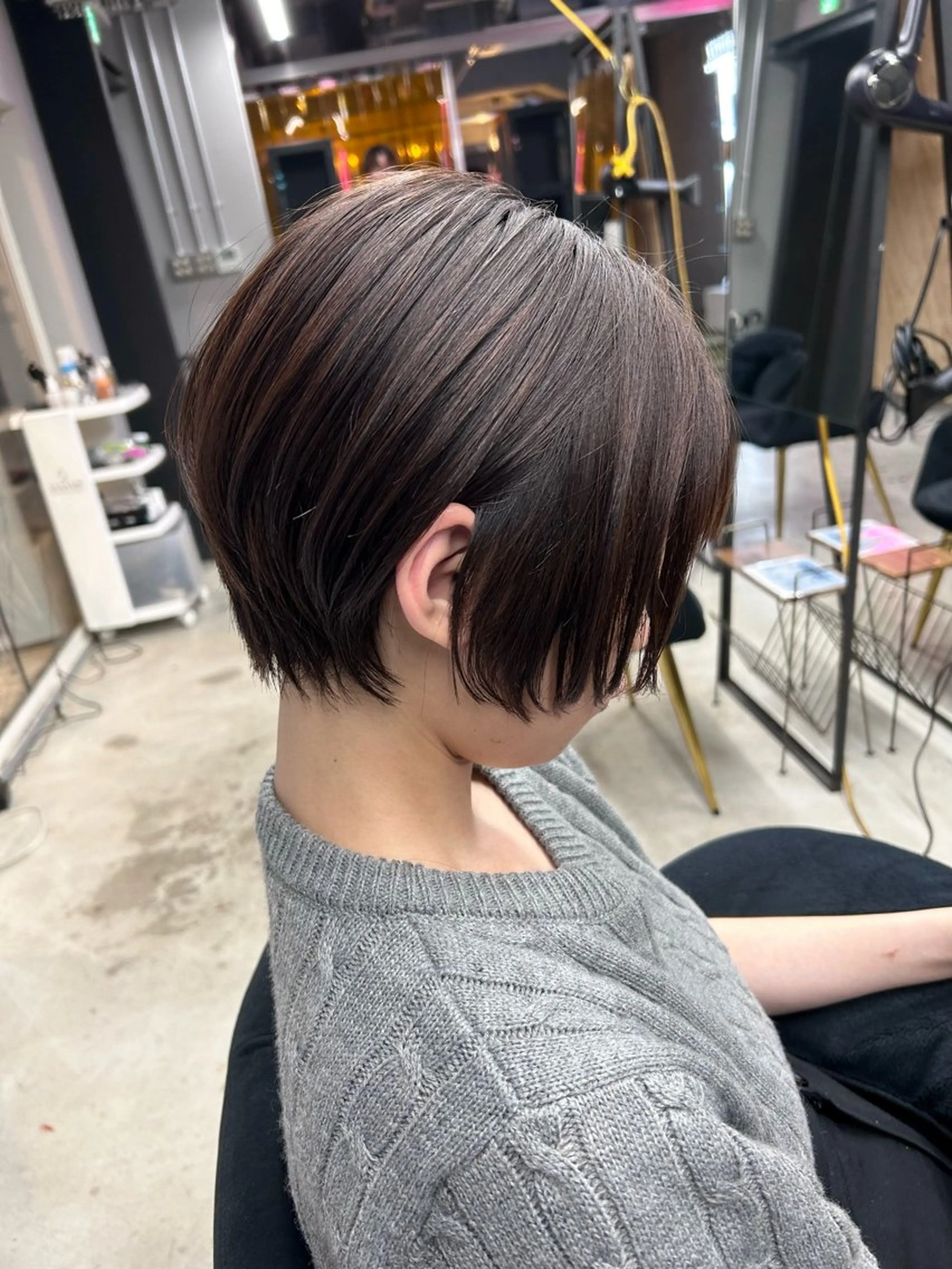 ショート ショートボブ ボブ ショートヘア 札幌パーマ/ レイヤー/後藤海音のヘアスタイル