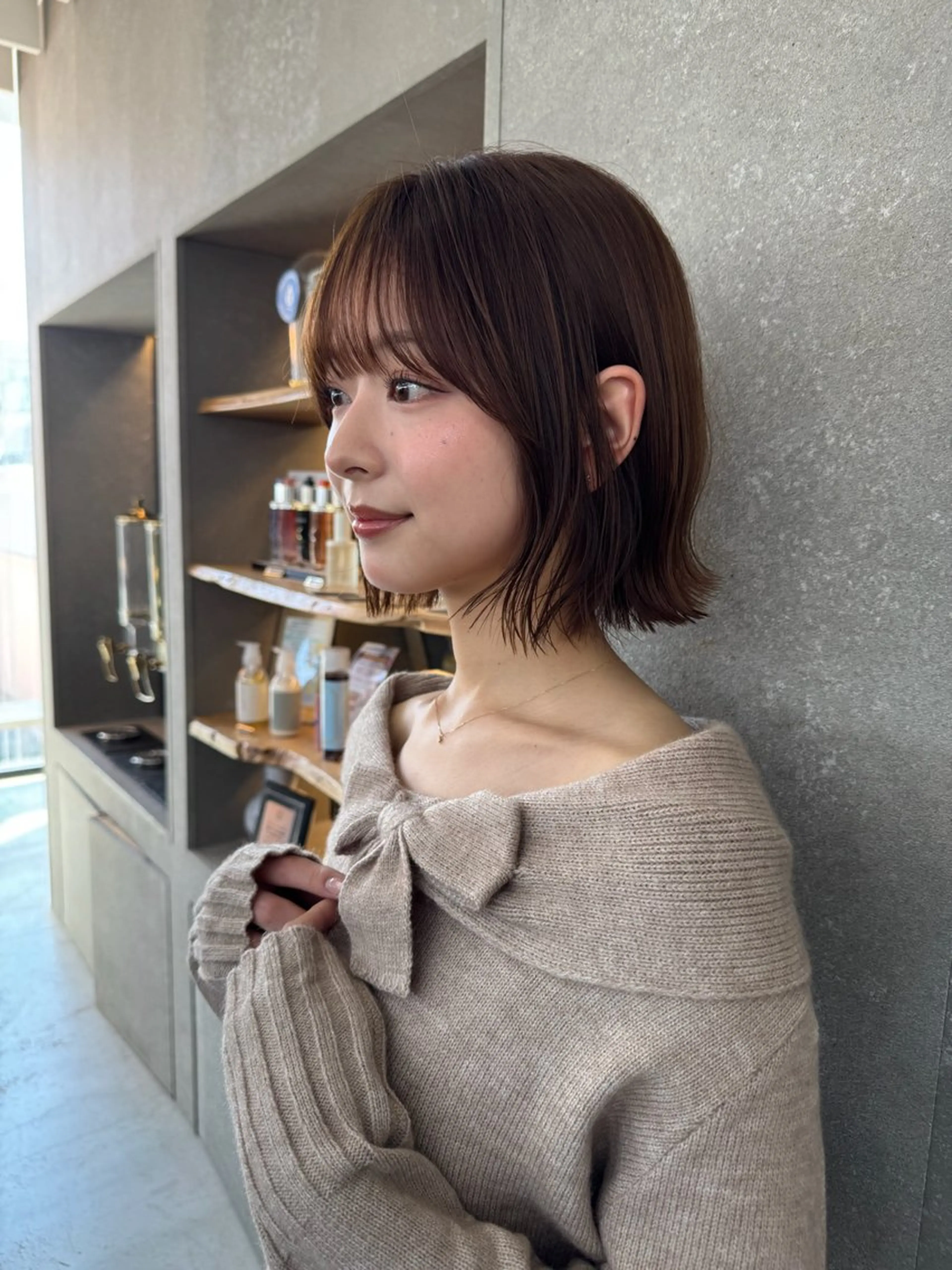 ショート ヘアカラー トリートメント 中野 光瑠のヘアスタイル