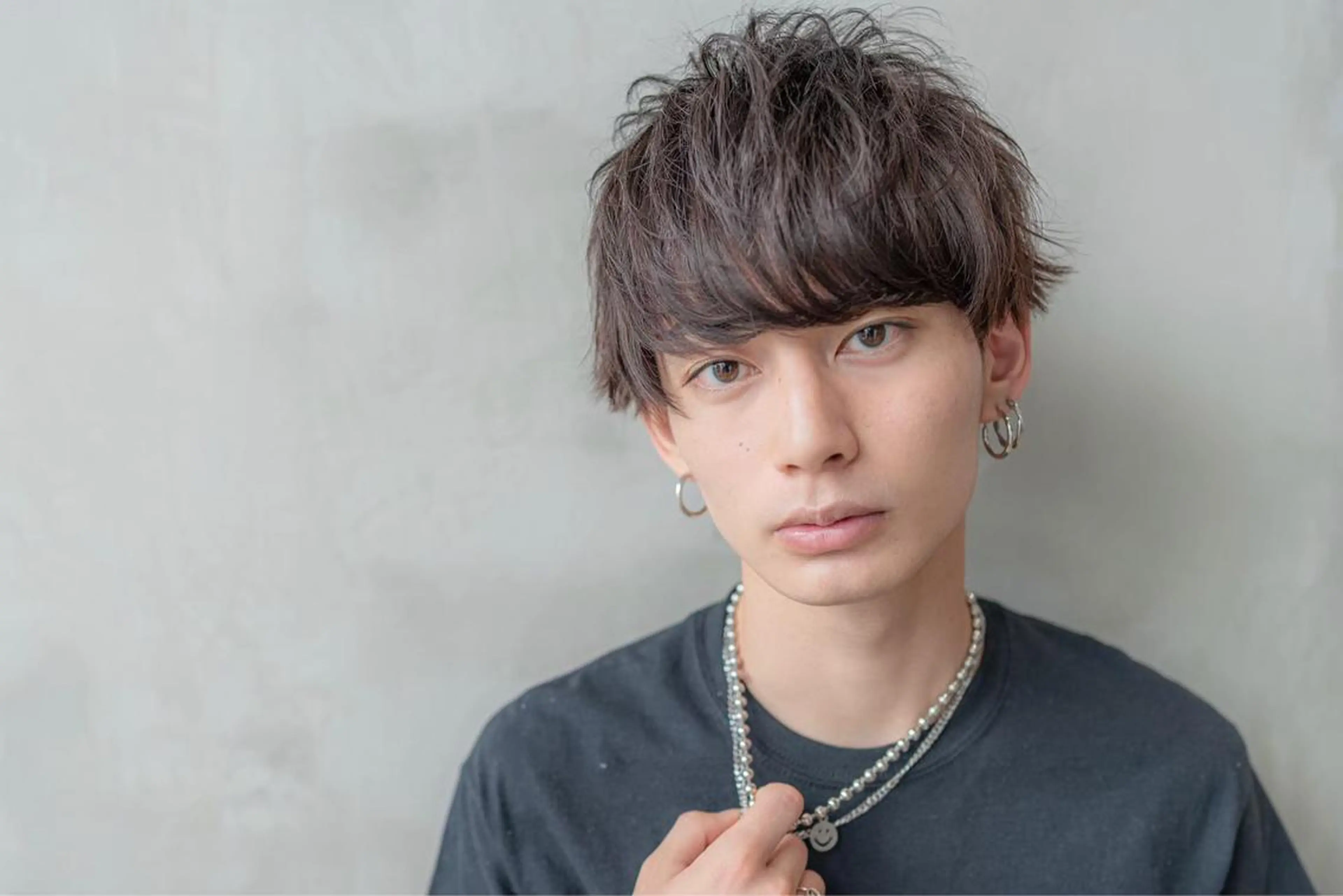 ショート カラー パーマ メンズ fifth JINGUMAE所属・波巻きスパイラルパー マ/シャドウパーマ駿のヘアスタイル