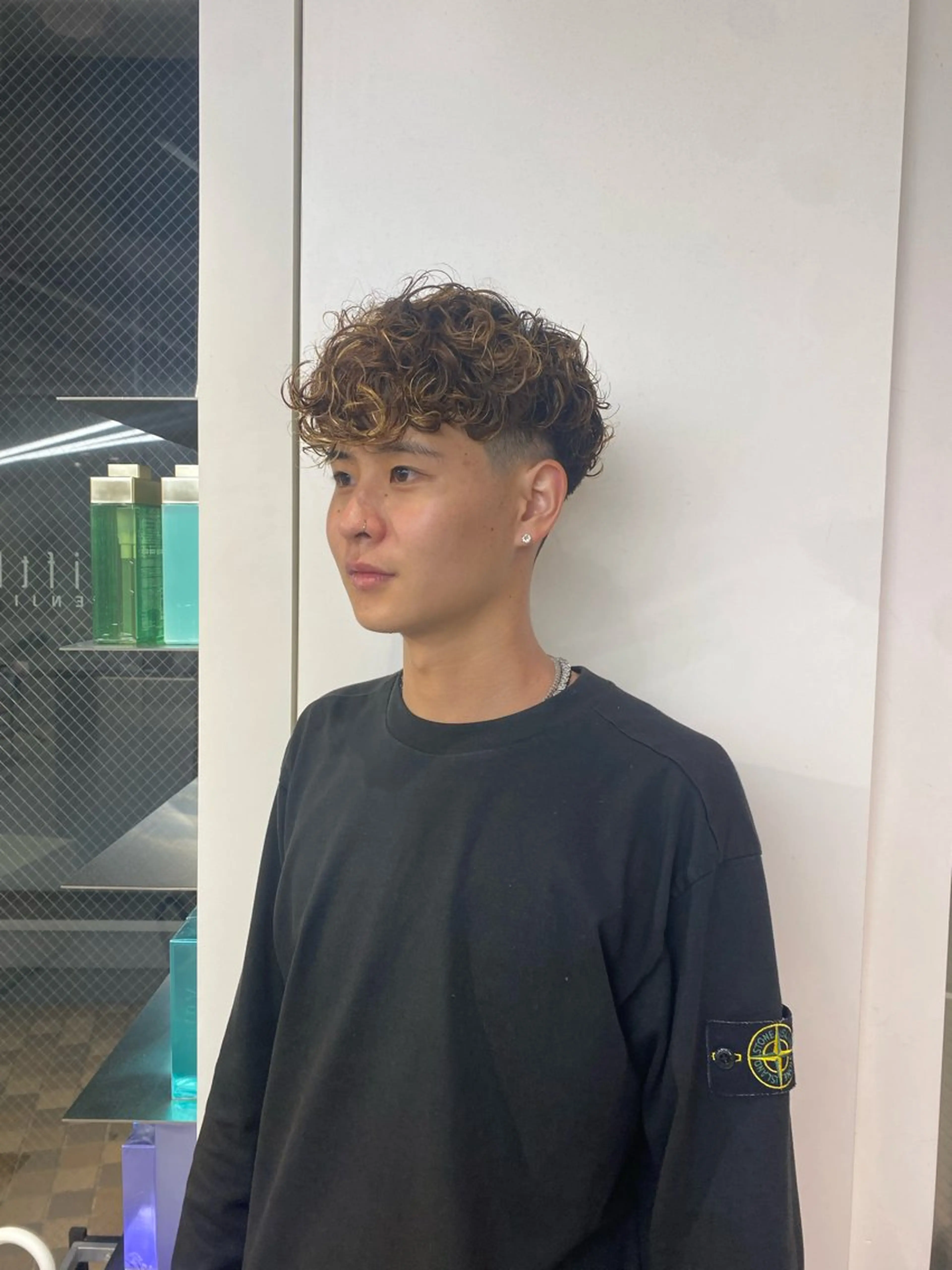 ショート パーマ メンズ fifth天神パーマ 特化/大田宗一朗のヘアスタイル