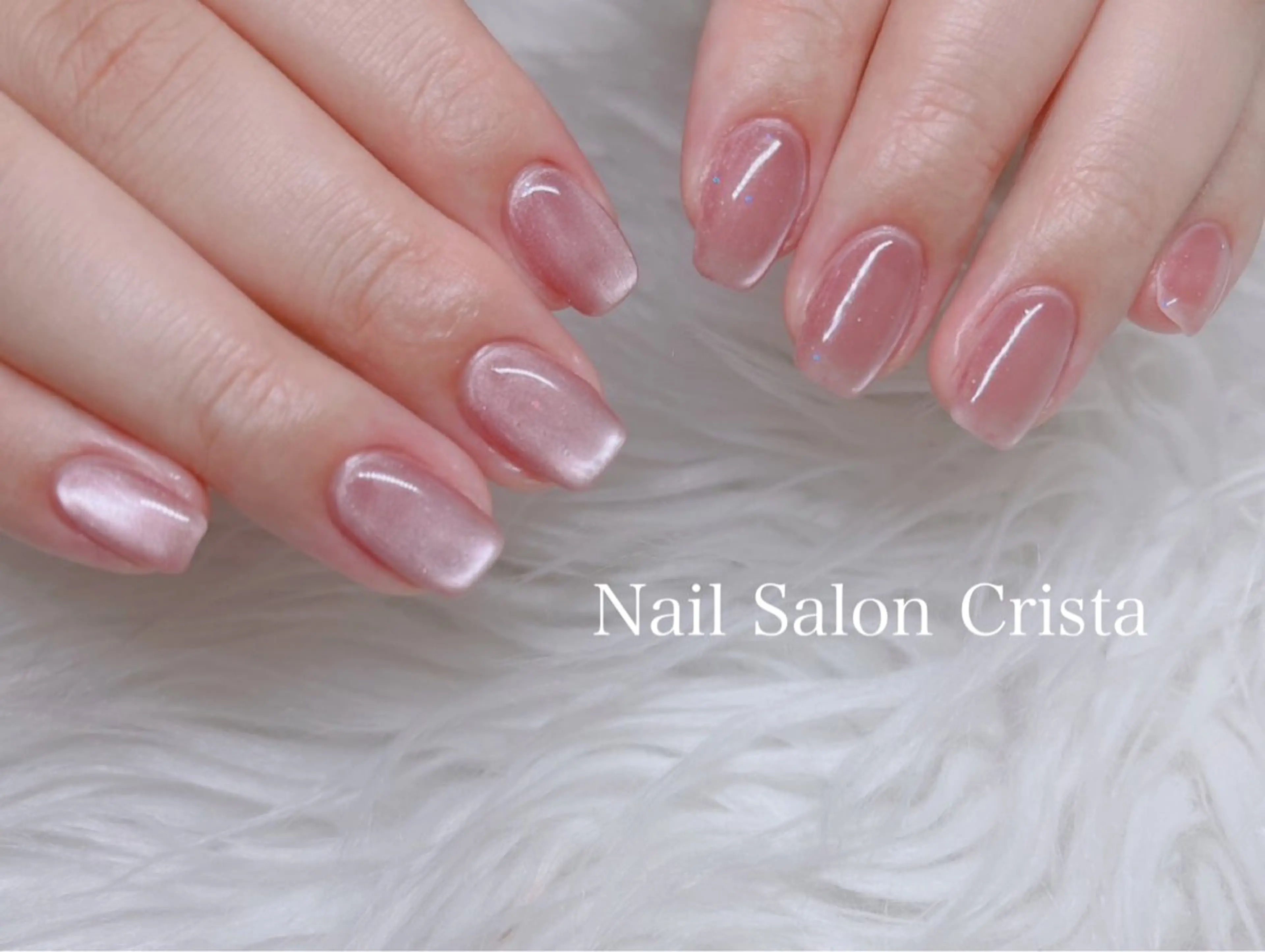 ネイル ジェルネイル パラジェル ピンク ハンドネイル CRISTA所属・CRISTA MOMOのネイルデザイン