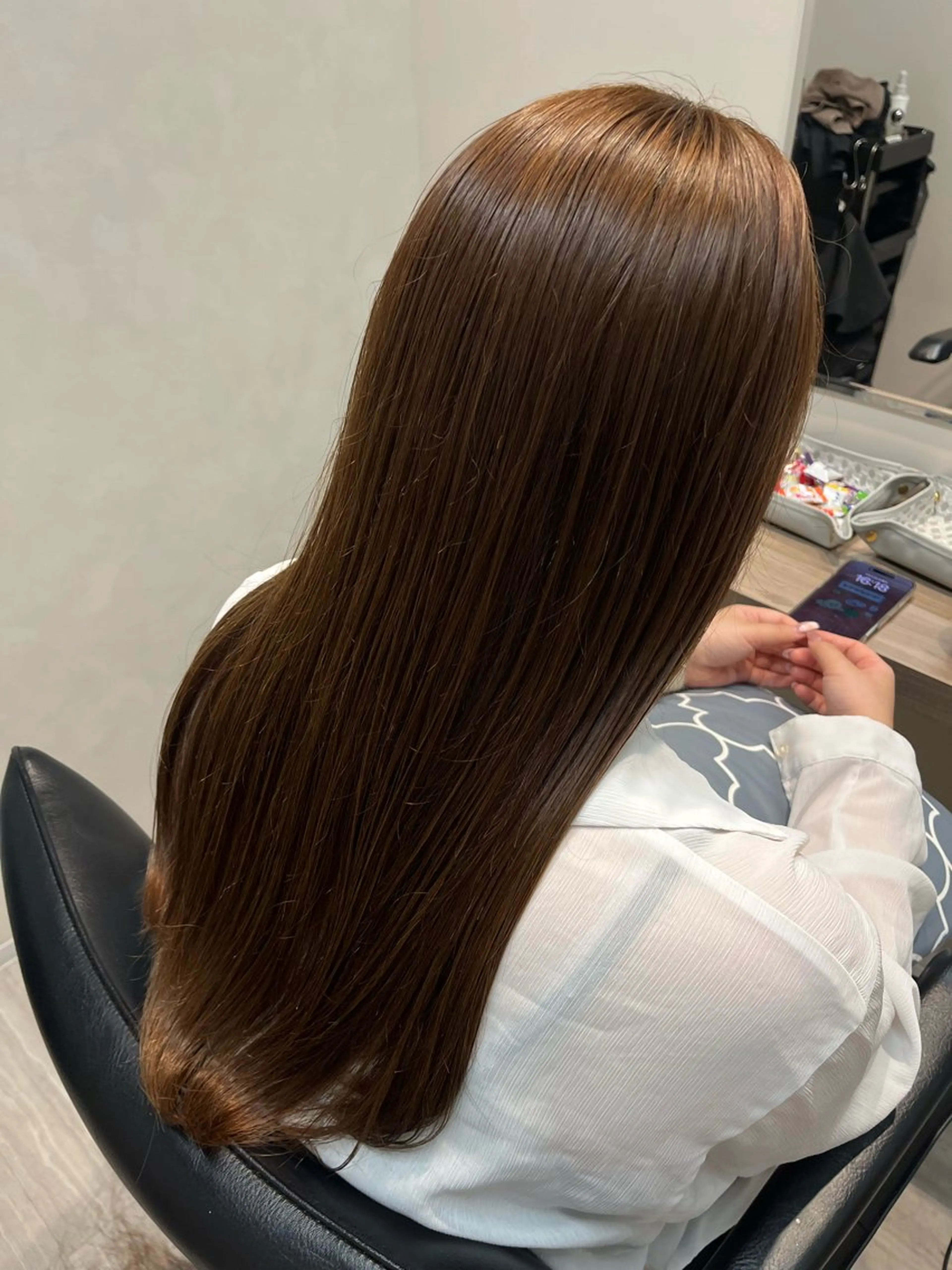 ロング 西浦 杏音のヘアスタイル