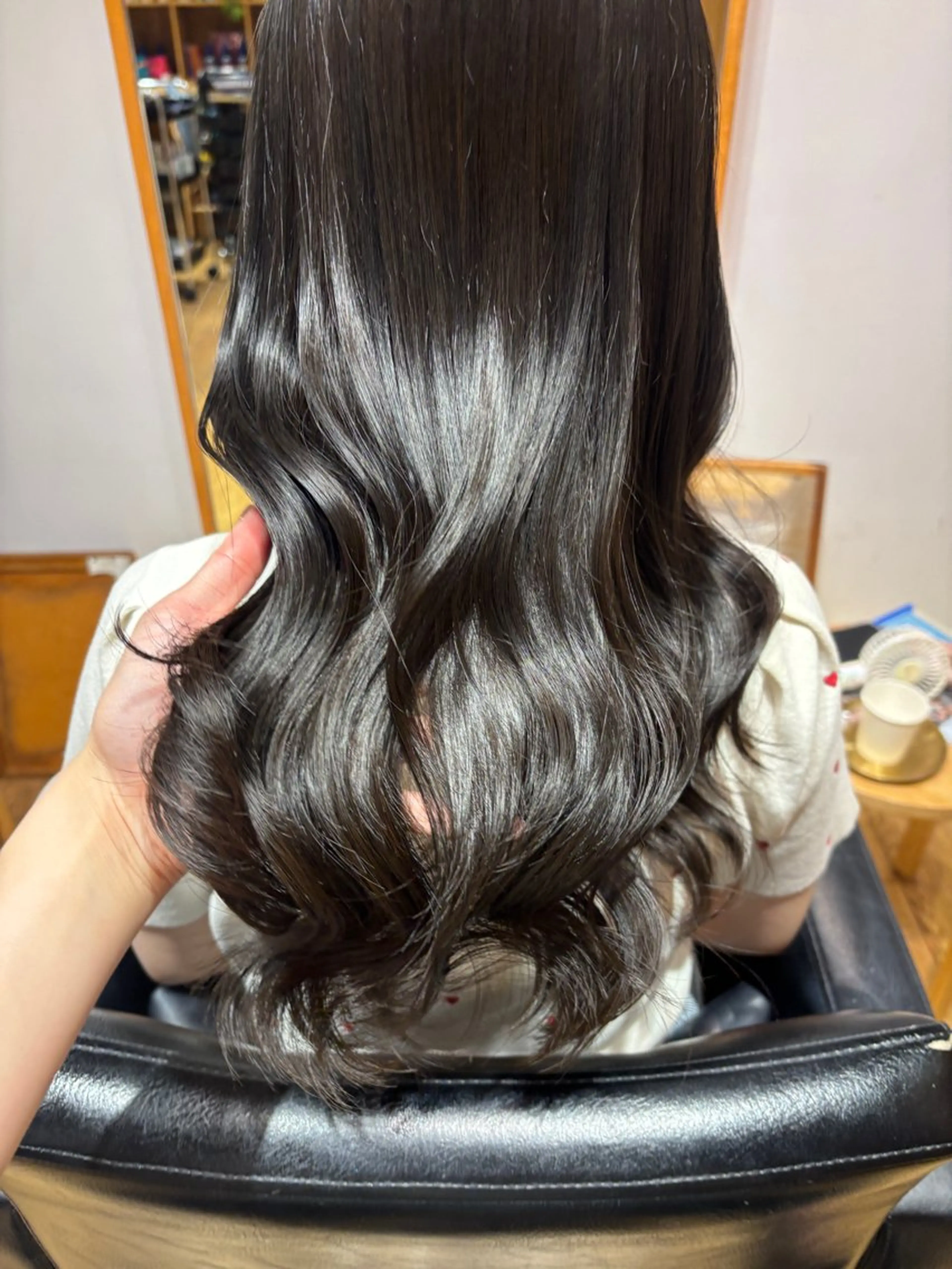 カラー 韓国風パーマ/ オリーブ🇰🇷あゆのヘアスタイル